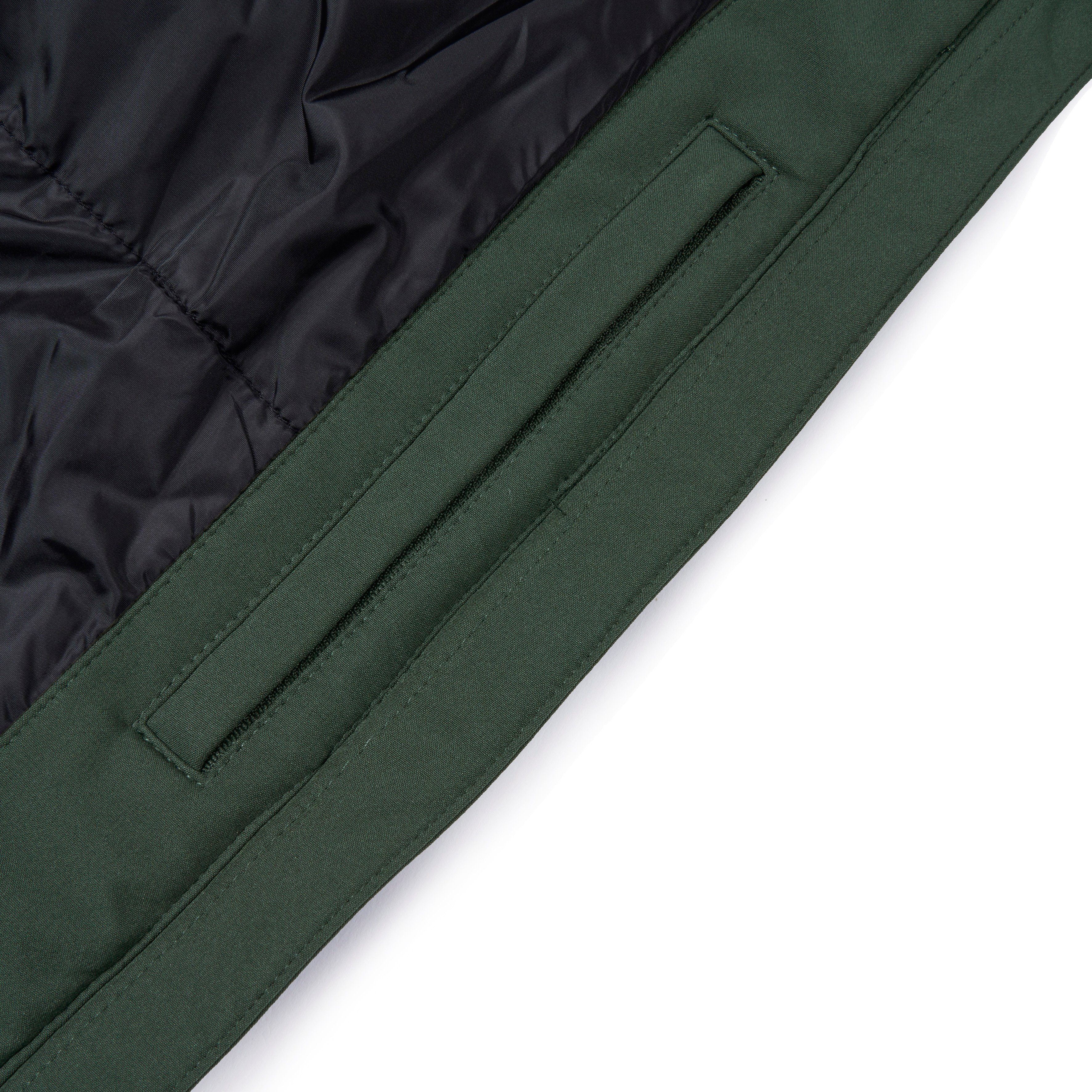 Icepeak Funktionsmantel D SOFTSHELLMANTEL mit green Hohe Seitenschlitze ADAMAS Reißverschluss dark