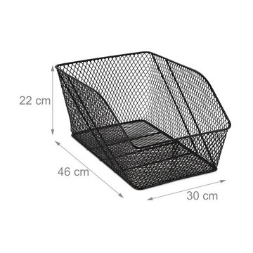 relaxdays Fahrradkorb Fahrradkorb für hinten