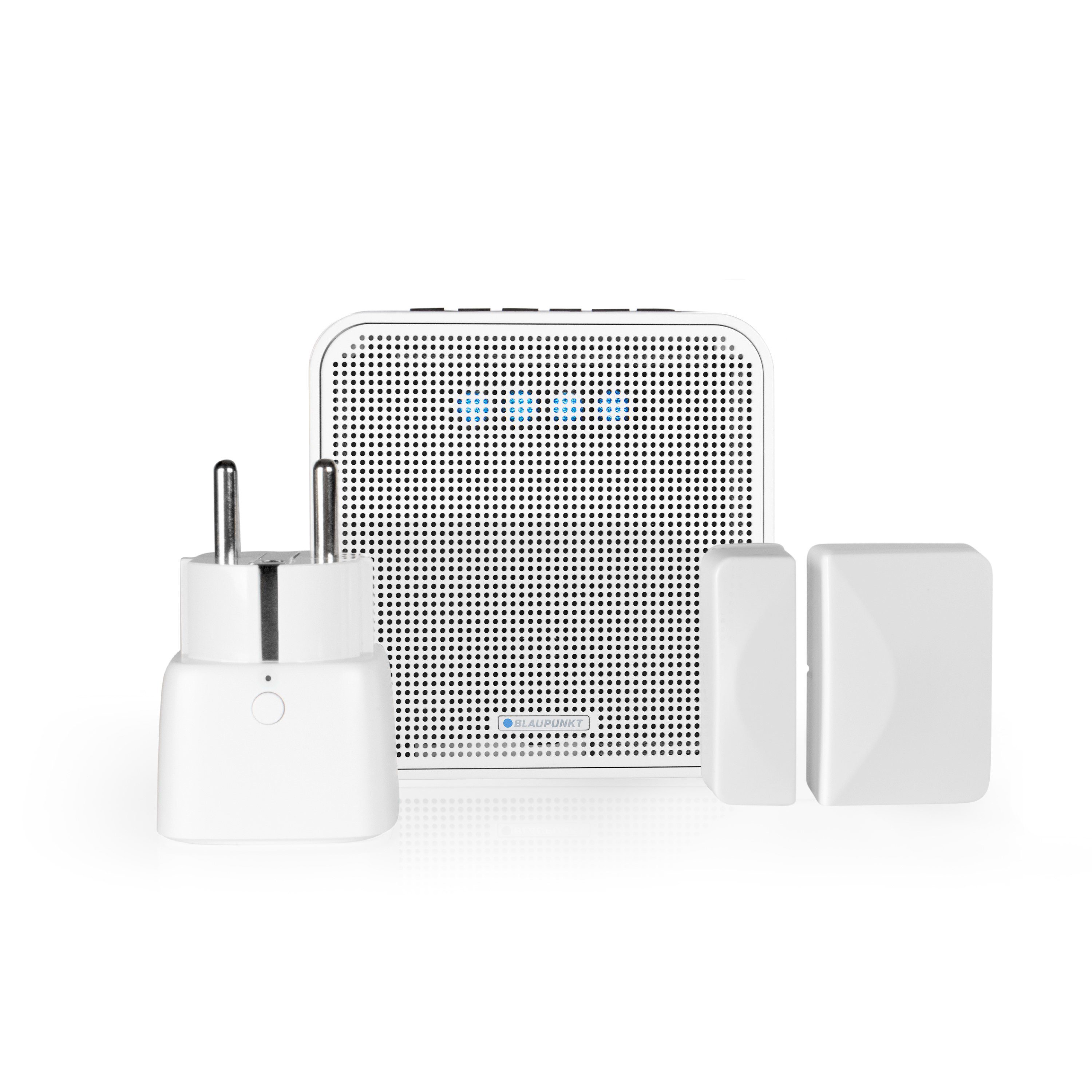 Blaupunkt SHS 100 (Smart Home Set) Sprachgesteuerter Lautsprecher (2 W,  Zigbee Gateway integriert, Funktioniert Offline oder Online, WLAN und  Bluetooth, Alexa integriert) | Lautsprecher