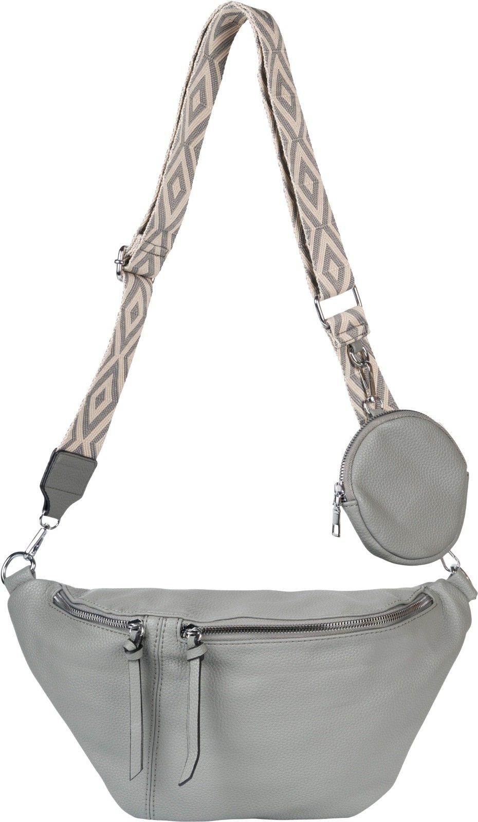 styleBREAKER Umhängetasche Halbmond Crossbody Bag Set 3-Teilig (1-tlg)