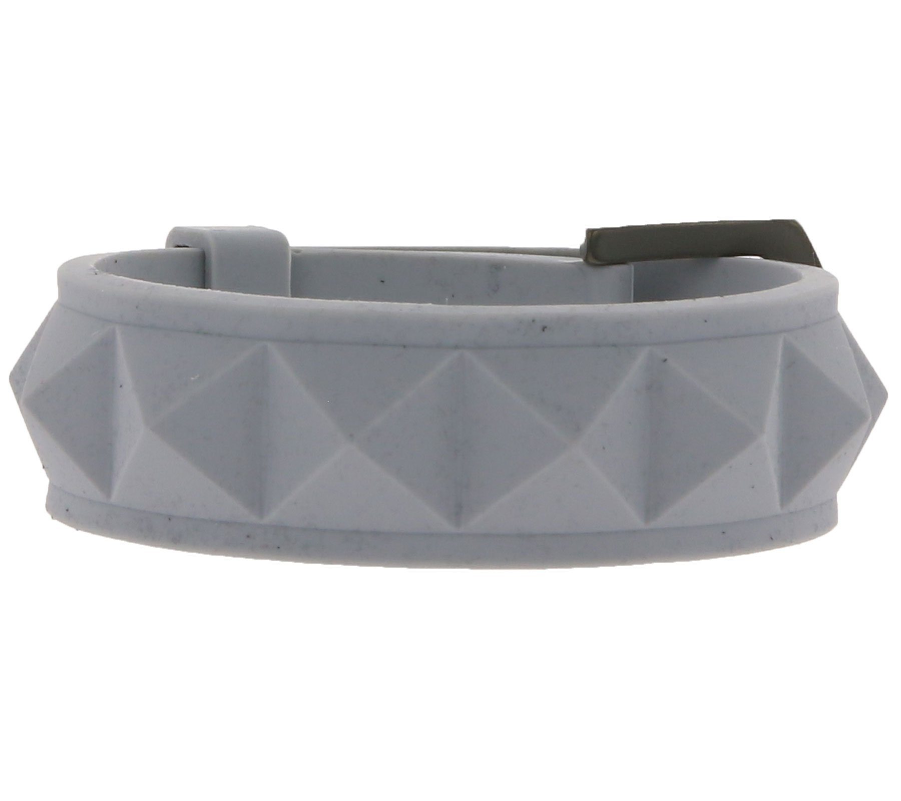 C3 Armband C3 Mode-Schmuck lässiges Silikon-Armband mit Schnallen-Verschluss Arm-Schmuck Grau