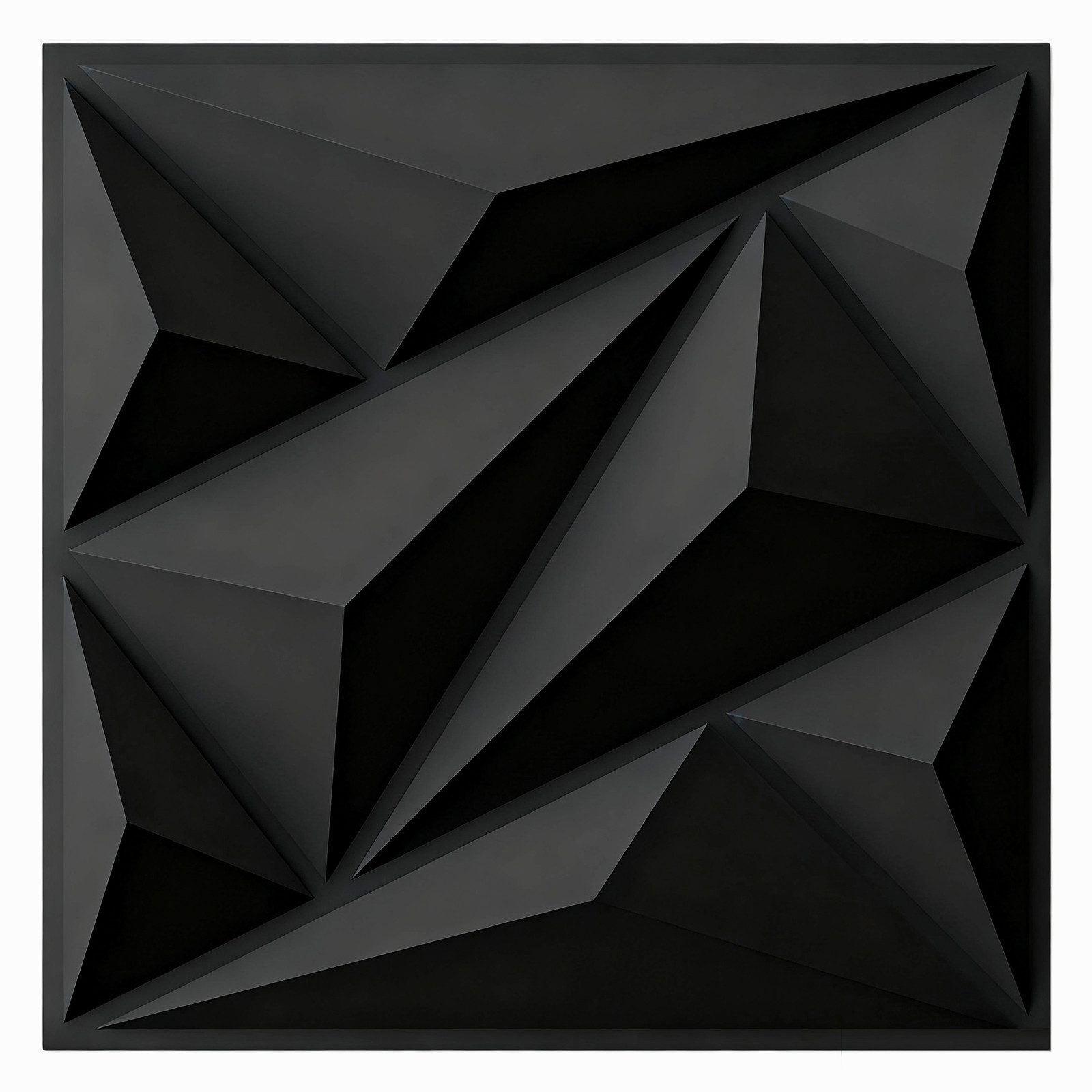 GLIESE 3D Wandpaneel 10 Stück 3D Панелі PVC Kunststoffpaneele 50 x 50 cm, BxL: 50x50 cm