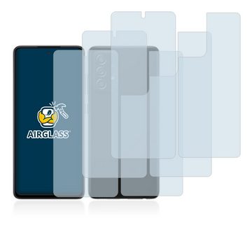 BROTECT flexible Panzerglasfolie für Samsung Galaxy A52s 5G (Display+Rückseite), Displayschutzglas, 3 Stück, Schutzglas Glasfolie klar