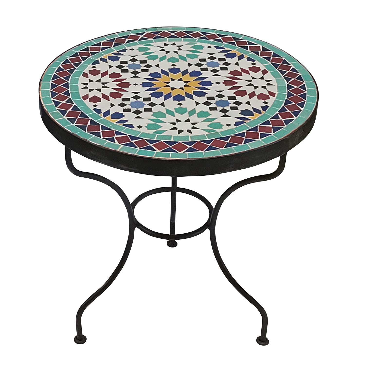 Casa Moro Beistelltisch Mosaik-Beistelltisch Ø 45cm günstig online kaufen
