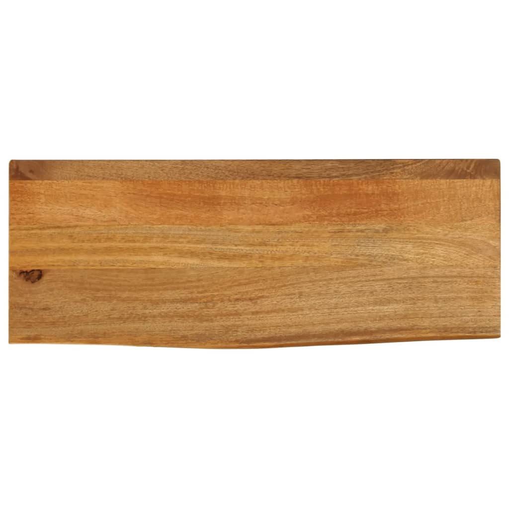 vidaXL Tischplatte Tischplatte mit Baumkante 70x20x3,8 cm Massivholz (1 St)