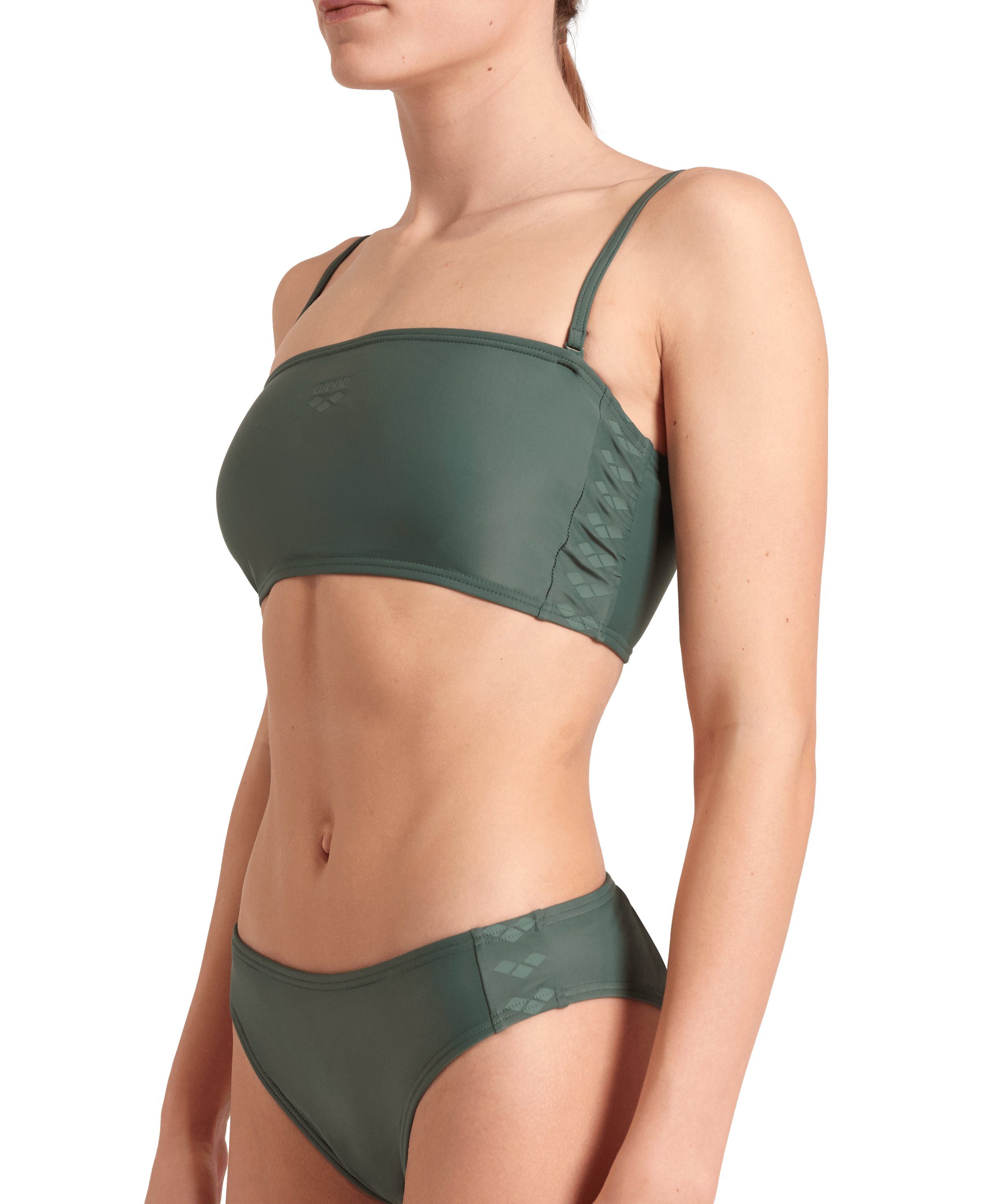 Arena bustier bikini WOMEN'S ARENA TEAM STRIPE STRAPLESS (2-pcs)