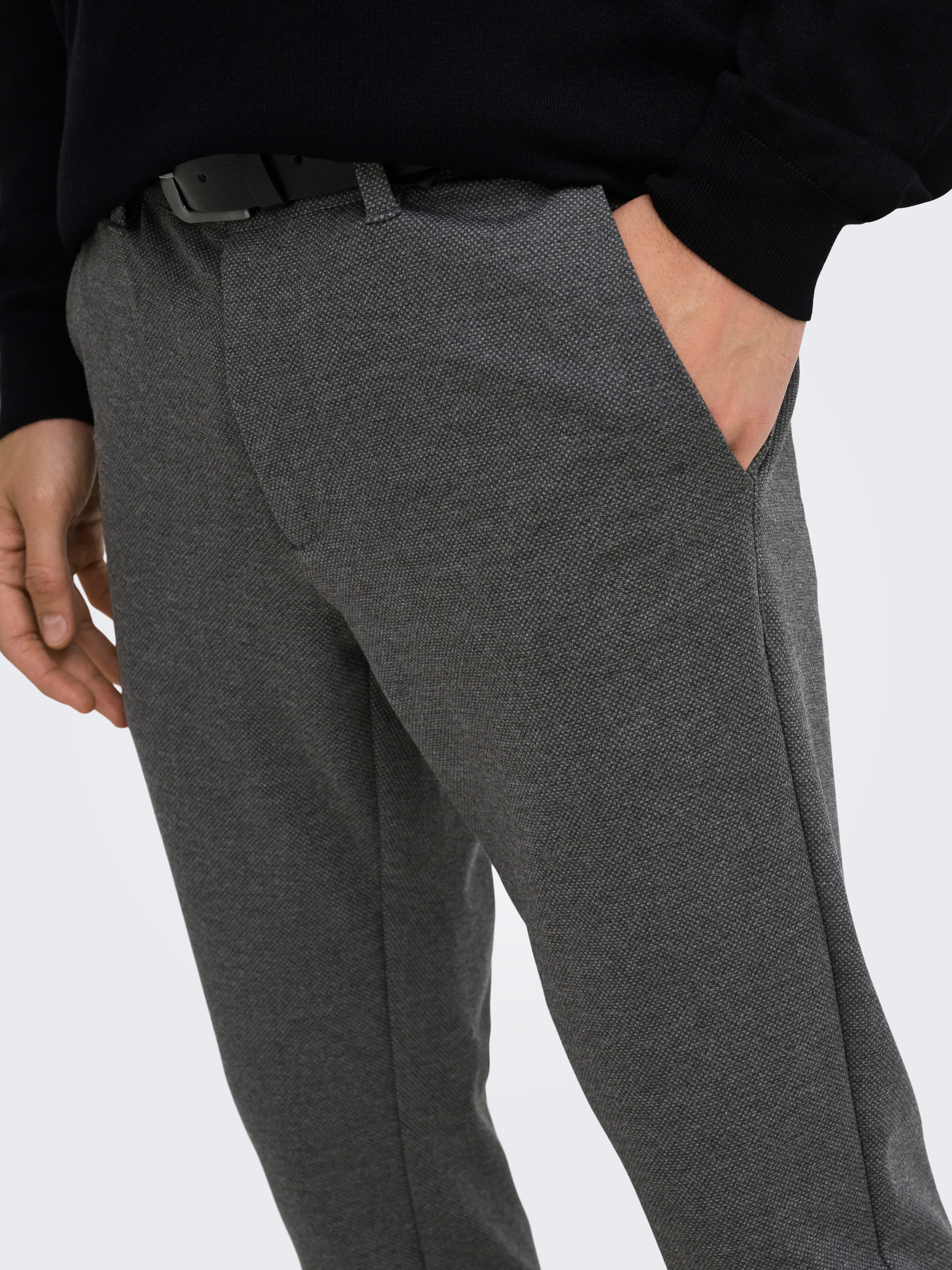 ONLY & SONS Chinos ONSMARK SLIM TAP DITSY 2912 PANT NOOS Viskosemischung, slim fit – Bild 3 von 5