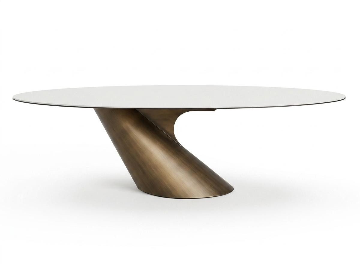 JVmoebel Esstisch Esstisch Metall Keramik Komfort Interieur Modernes Design Trends, Made in Europa
