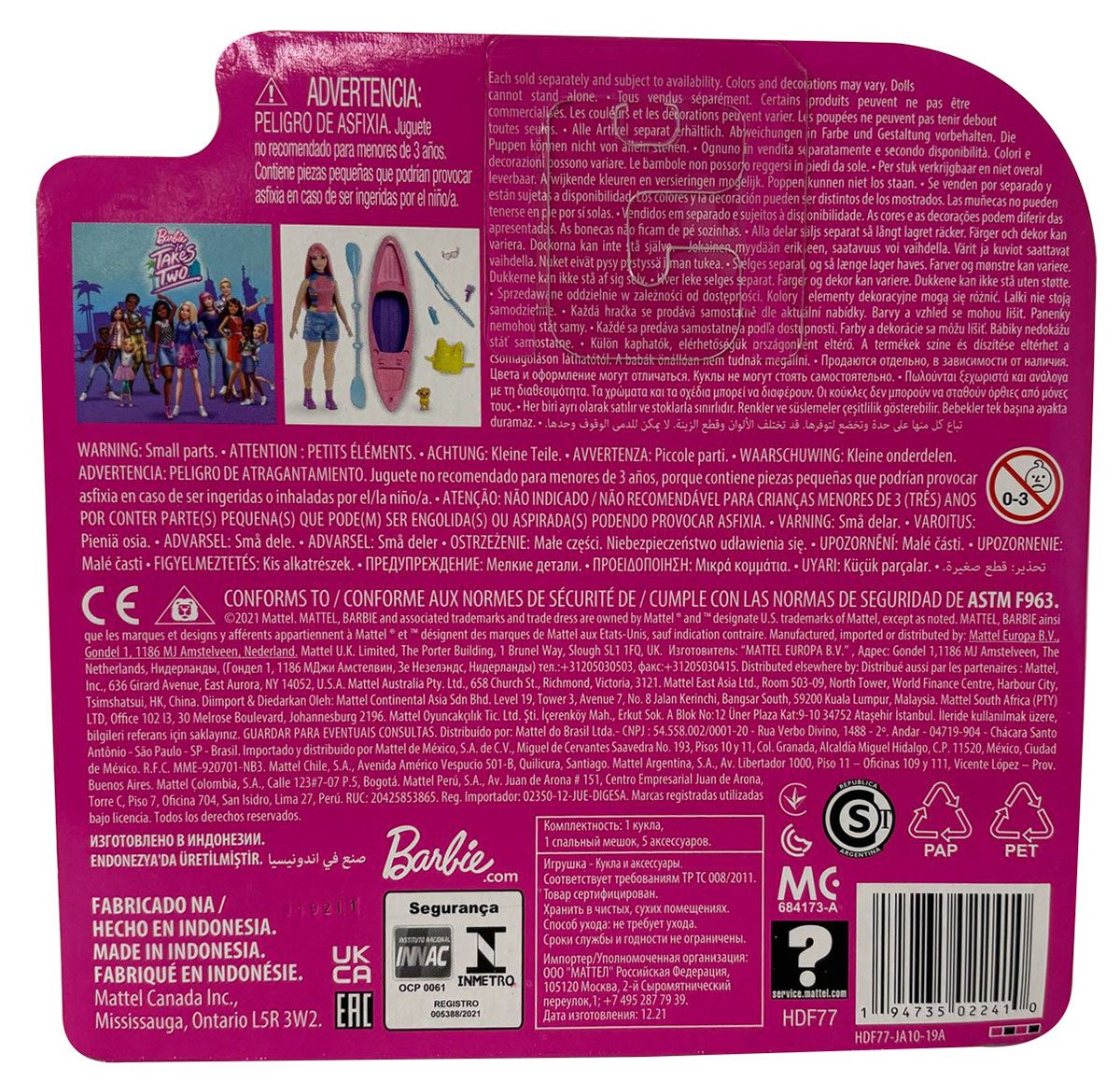 Barbie Stehpuppe Barbie Chelsea Blonde Puppe mit Campingausrüstung, Schlafs günstig online kaufen