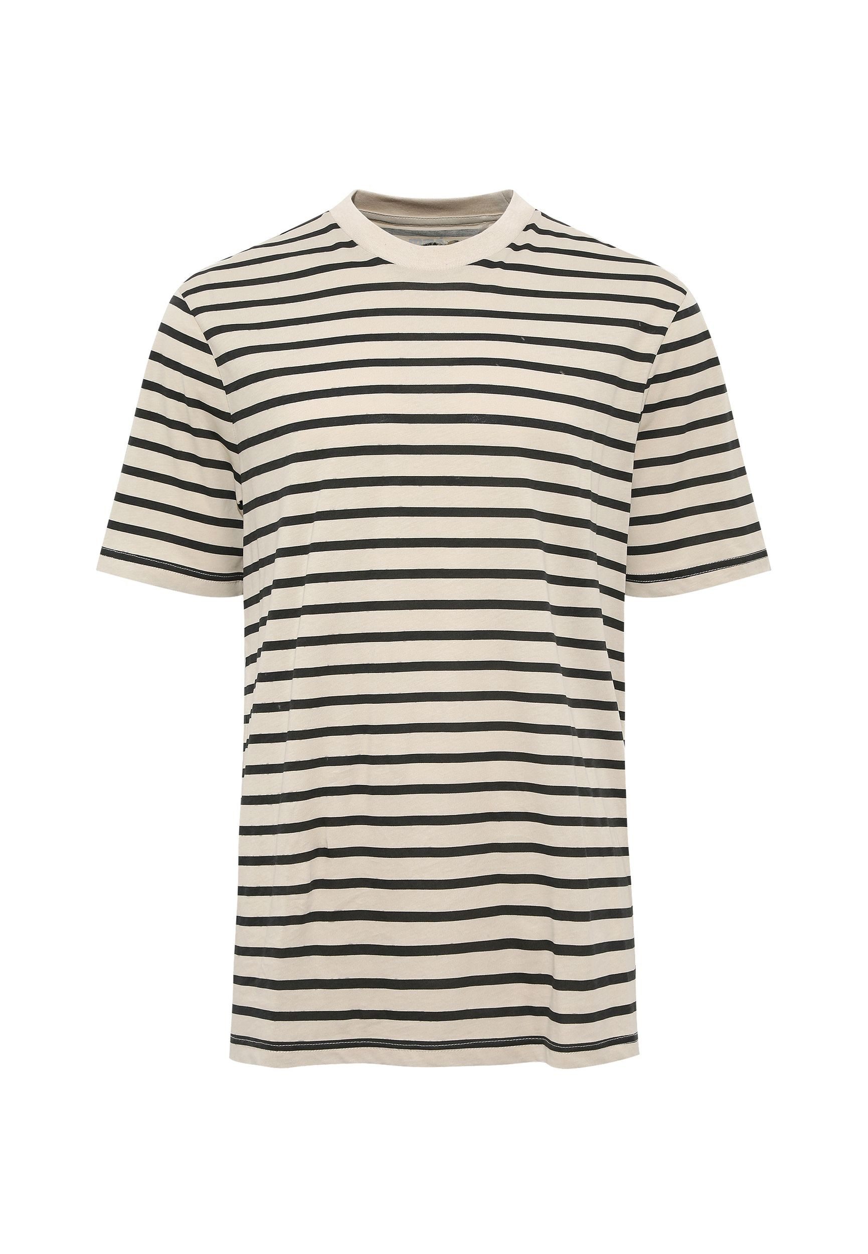 Mavi T-Shirt Gestreiftes Kurzarm-Oberteil mit Rundhalsausschnitt STRIPE TEE