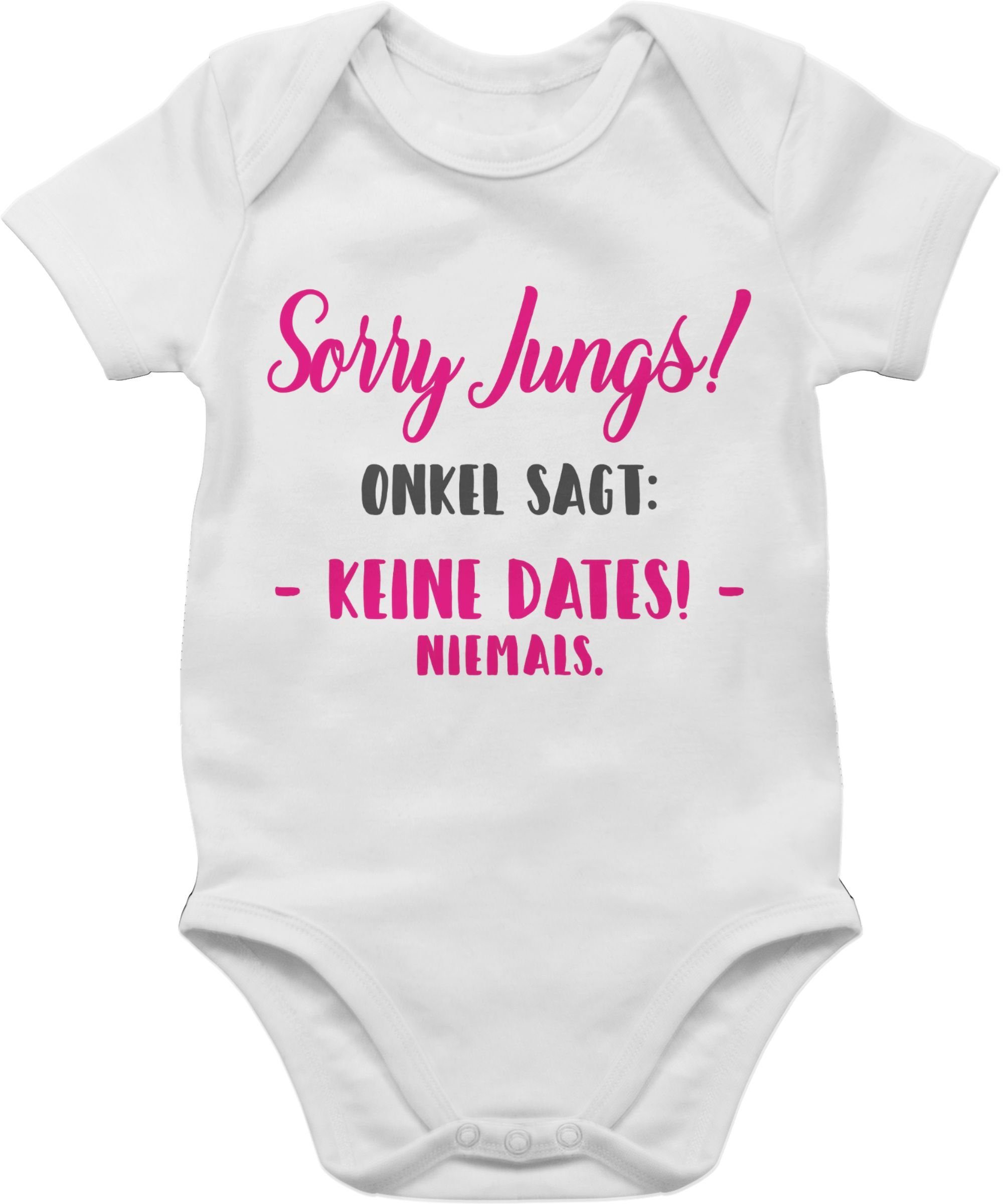 sagt keine 2 mein Shirtbody Sprüche Baby Shirtracer Dates Weiß Jungs Onkel Sorry