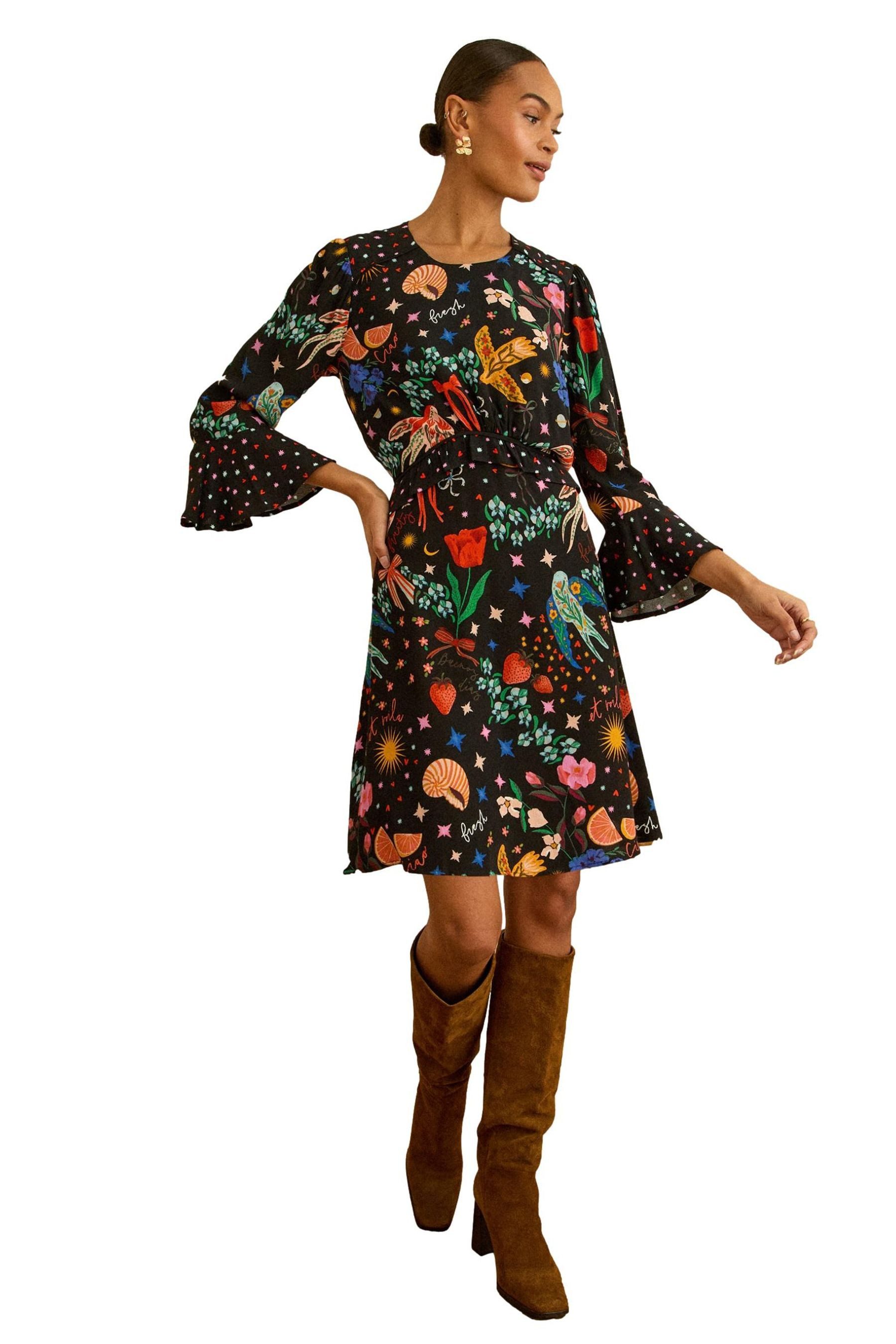 Love & Roses Minikleid Love & Roses Minikleid mit Schößchen (1-tlg) günstig online kaufen
