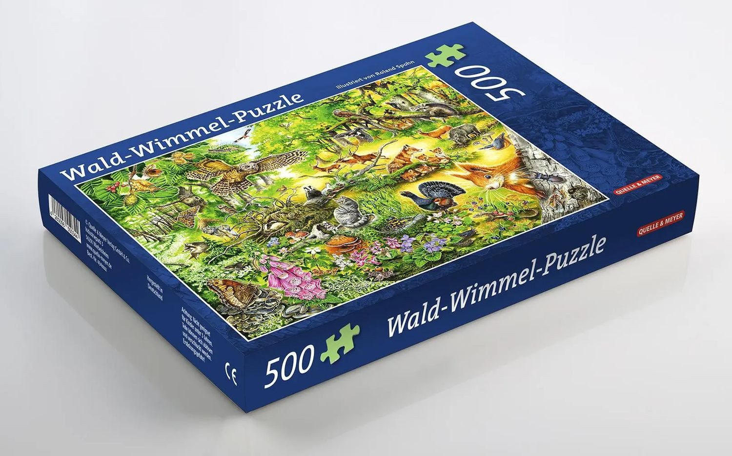 Meyer & Meyer Verlag Puzzle Wald-Wimmel-Puzzle, 500 Puzzleteile