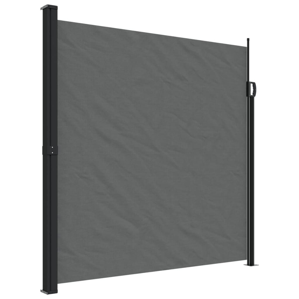 vidaXL Seitenmarkise 200 x 300 cm Seitenmarkise Ausziehbar Anthrazit 200x300 cm