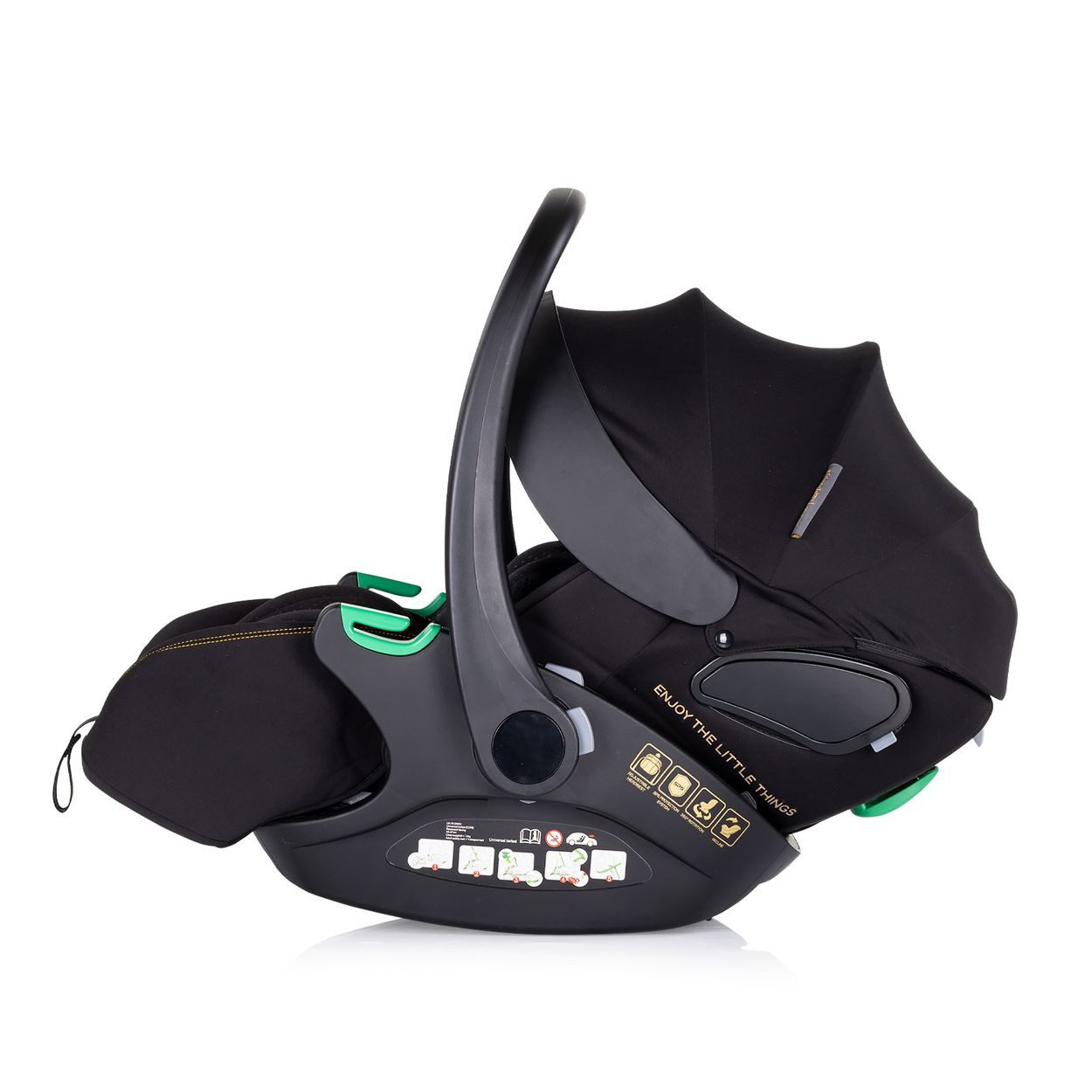 Chipolino Babyschale i-Size Babyschale Winner, ab: 0, bis: 1.25, (40-87cm) Gruppe 0+, Kopfstütze verstellbar