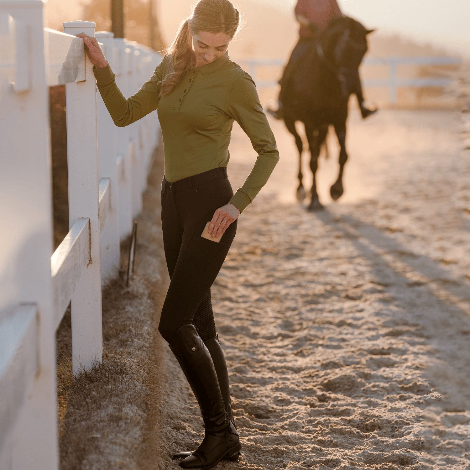 BUSSE Reithose Reithose Damen Vanda Winter mit Vollgrip