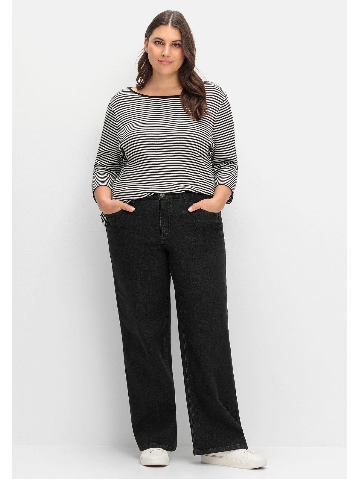 Sheego Weite Jeans Große Größen ELLA günstig online kaufen