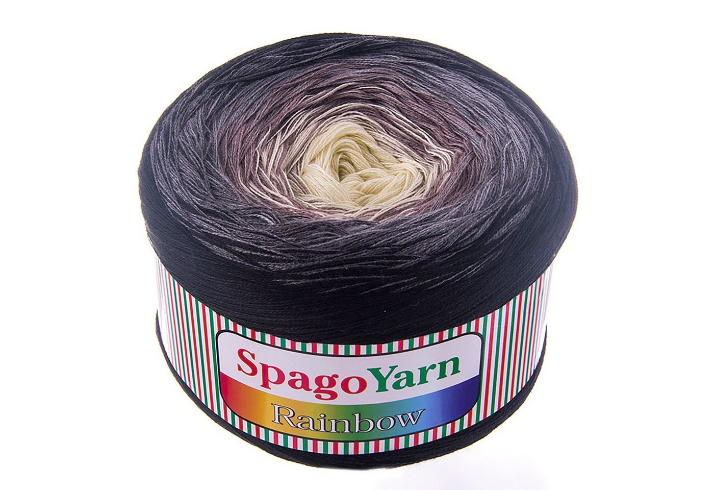Thumbnail - spagoyarn 2 x 250g Farbverlaufsgarn Spago Rainbow Häkelwolle, 1000 m, 02 Tanz durch die Nacht