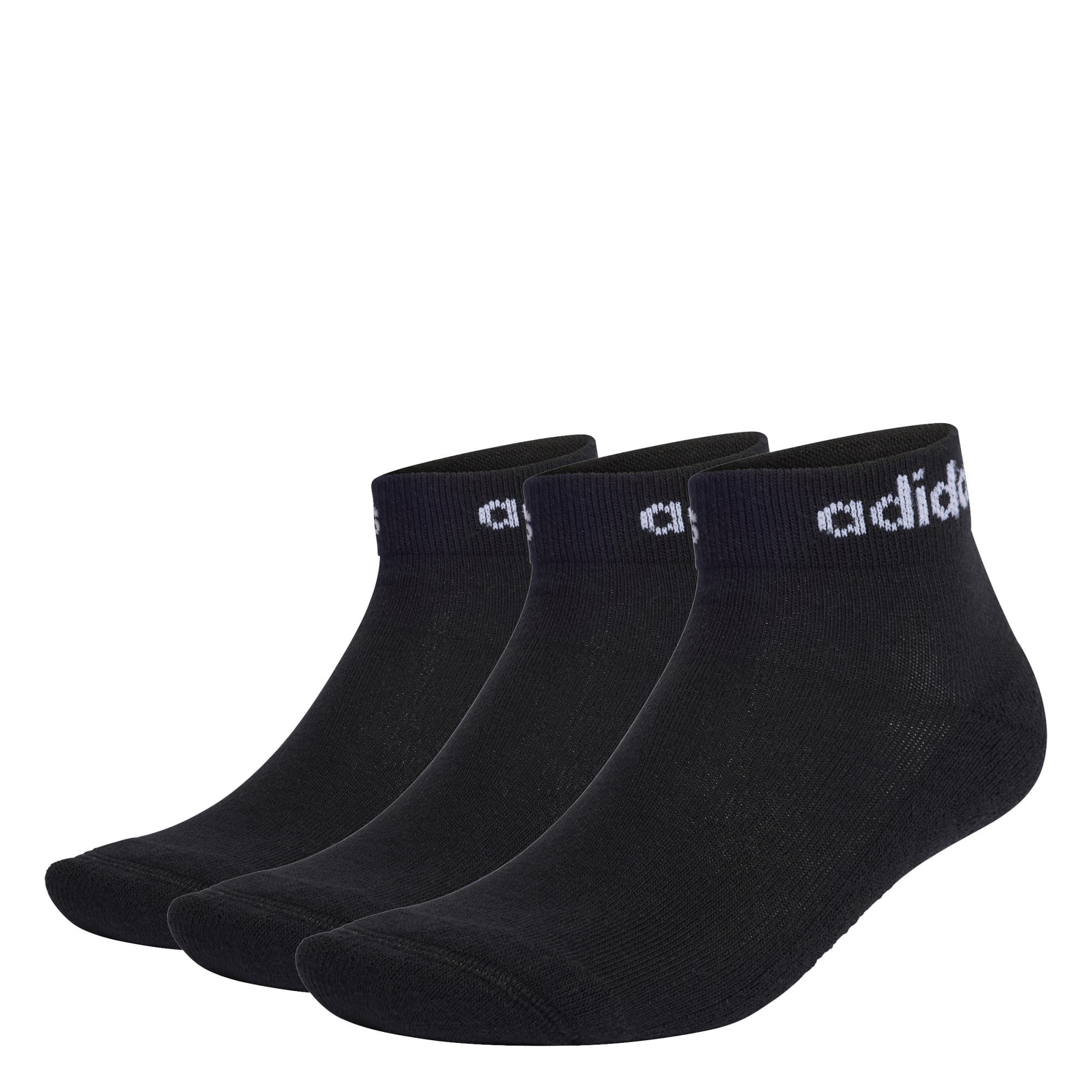 Sportsocken adidas Socken Think Linear Ankle Sock 3P