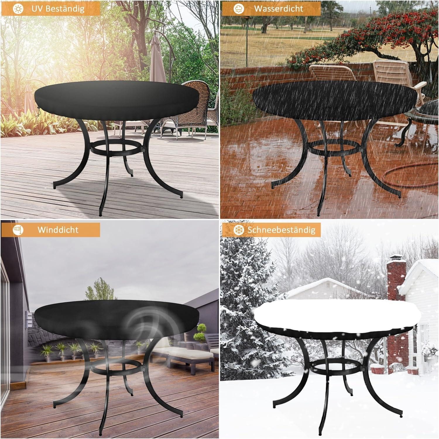 LuxusKollektion Gartenmöbel-Schutzhülle Tischplatte Abdeckung Gartenmöbel W günstig online kaufen