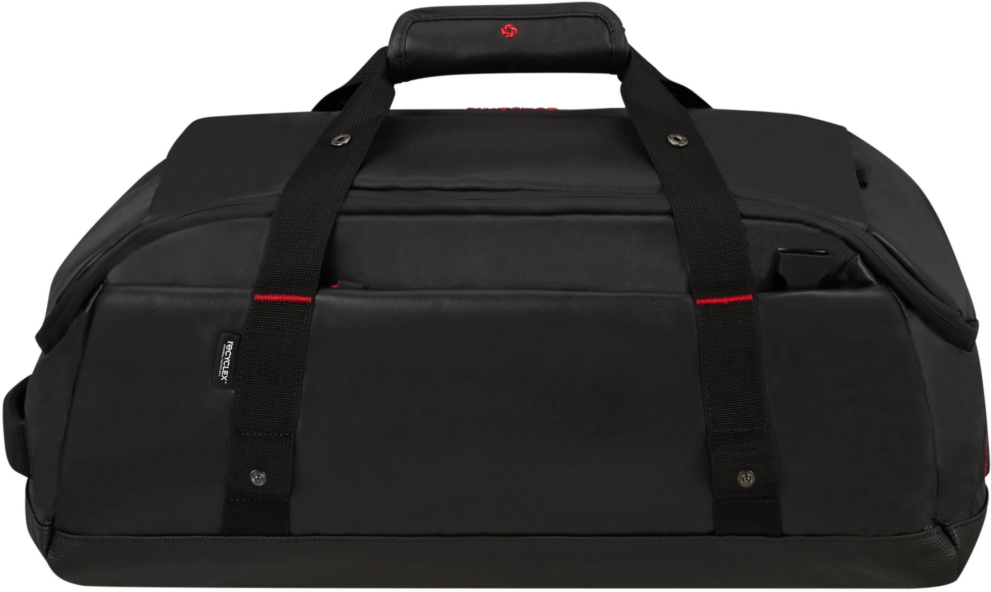 Reisetasche Ecodiver, mit Material schwarz recyceltem Rucksackfunktion; aus teilweise Samsonite l, 40