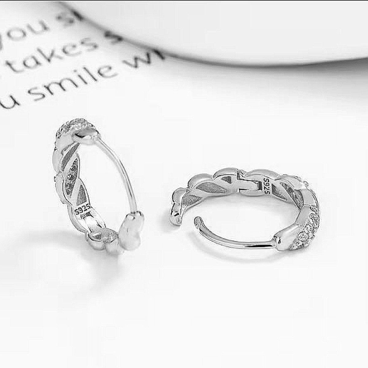 KARMA Paar Creolen Damenohrringe Silber 925 günstig online kaufen