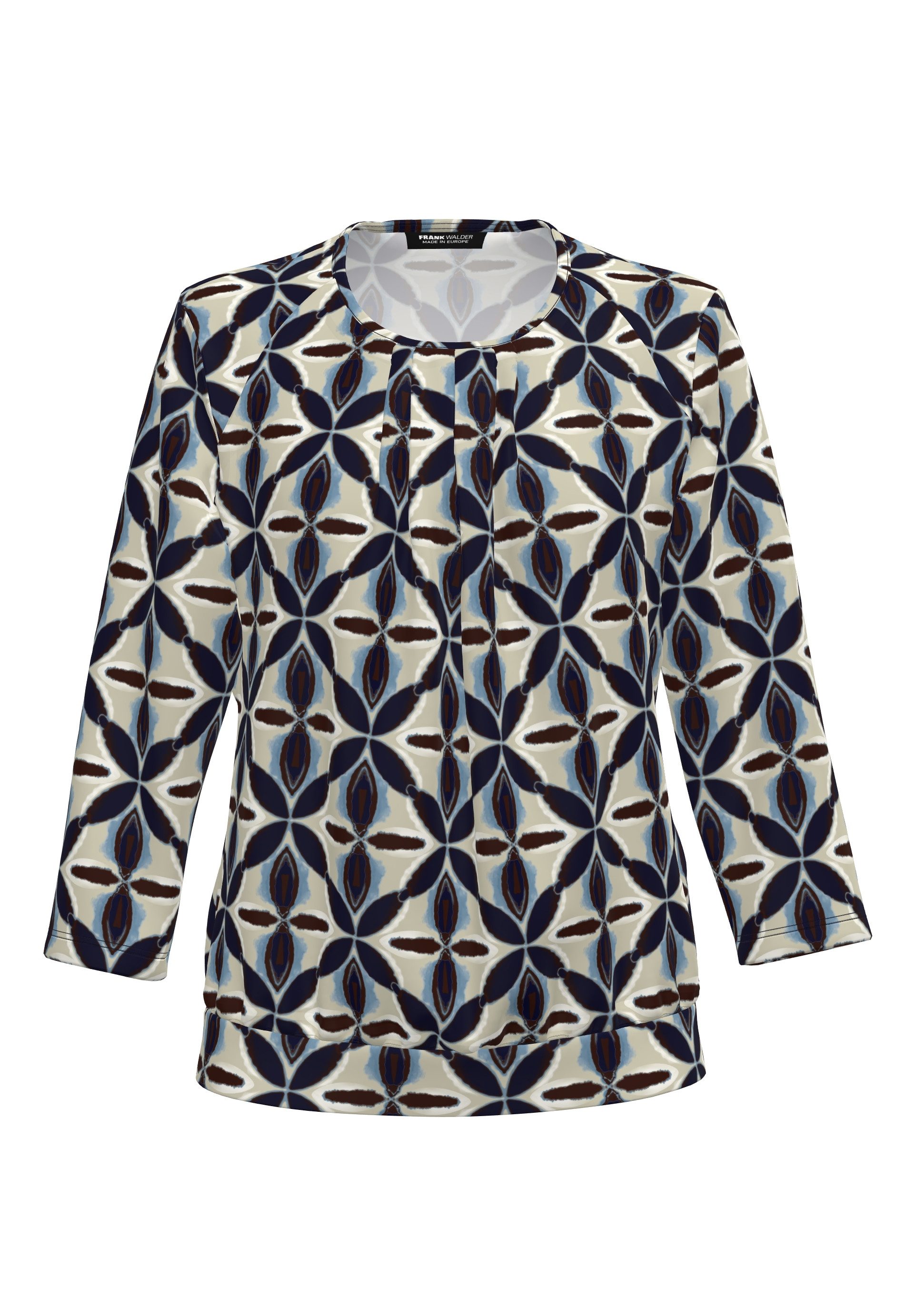 FRANK WALDER Blusenshirt mit aparter Faltenpartie günstig online kaufen