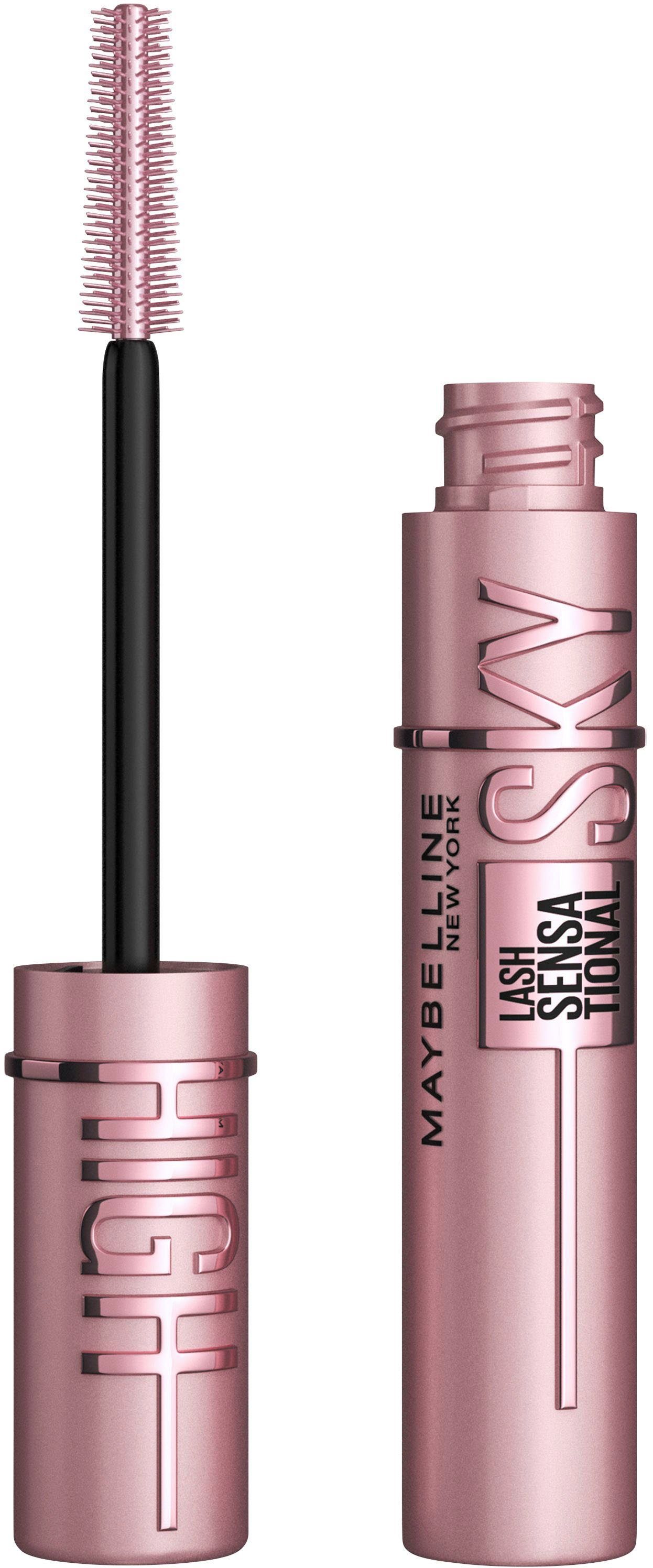 MAYBELLINE NEW YORK Mascara Sky High + Sky High Tinted Primer, mit Pro-Vitamin B5