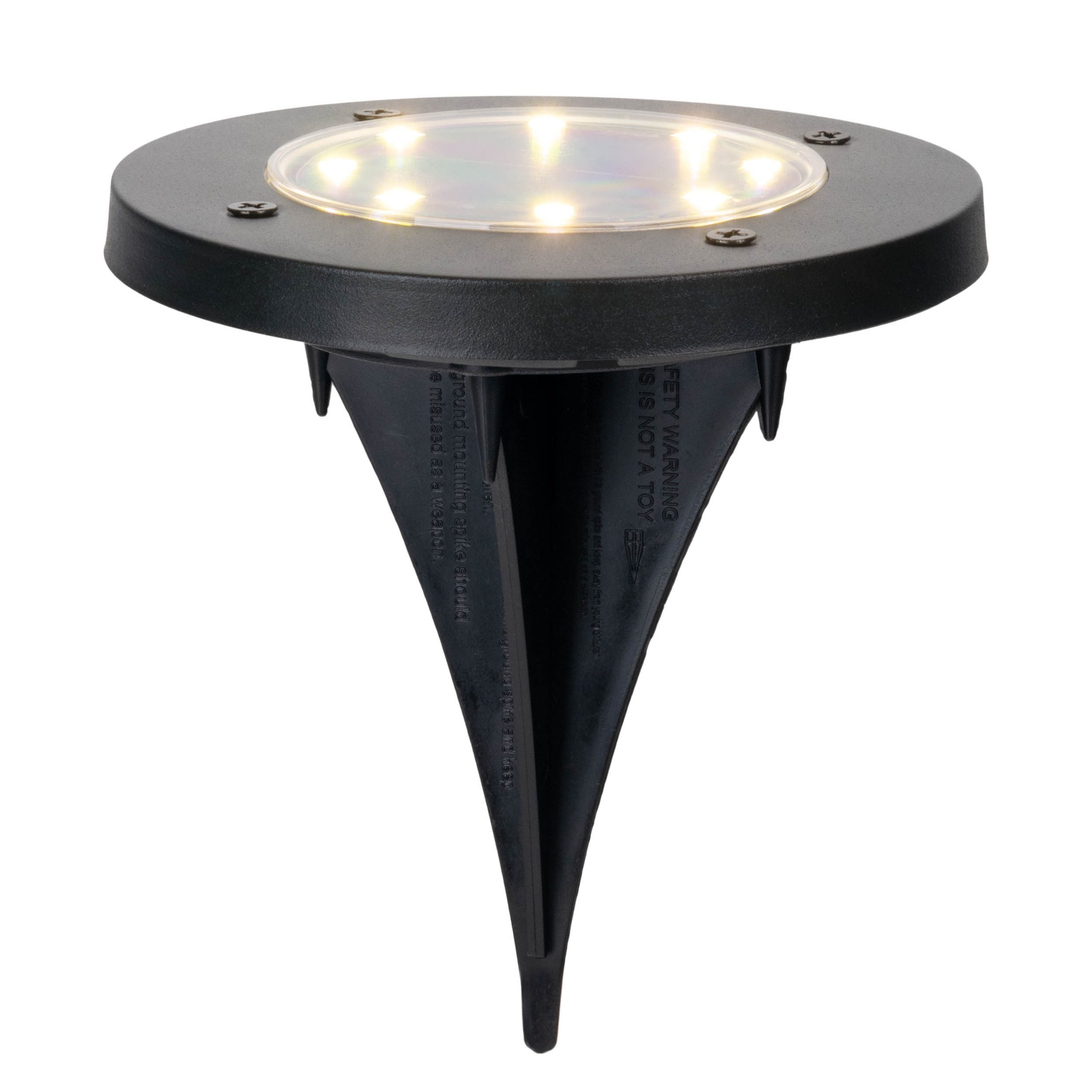 näve LED Solarleuchte Kian - Solar-Erdspieß Wegeleuchte Gartenlampe, LED fest integriert, Warmweiß, Solar-Boden-Erdspieß, Set, Solar-Lampe, Bodenleuchte, Gartenstrahler