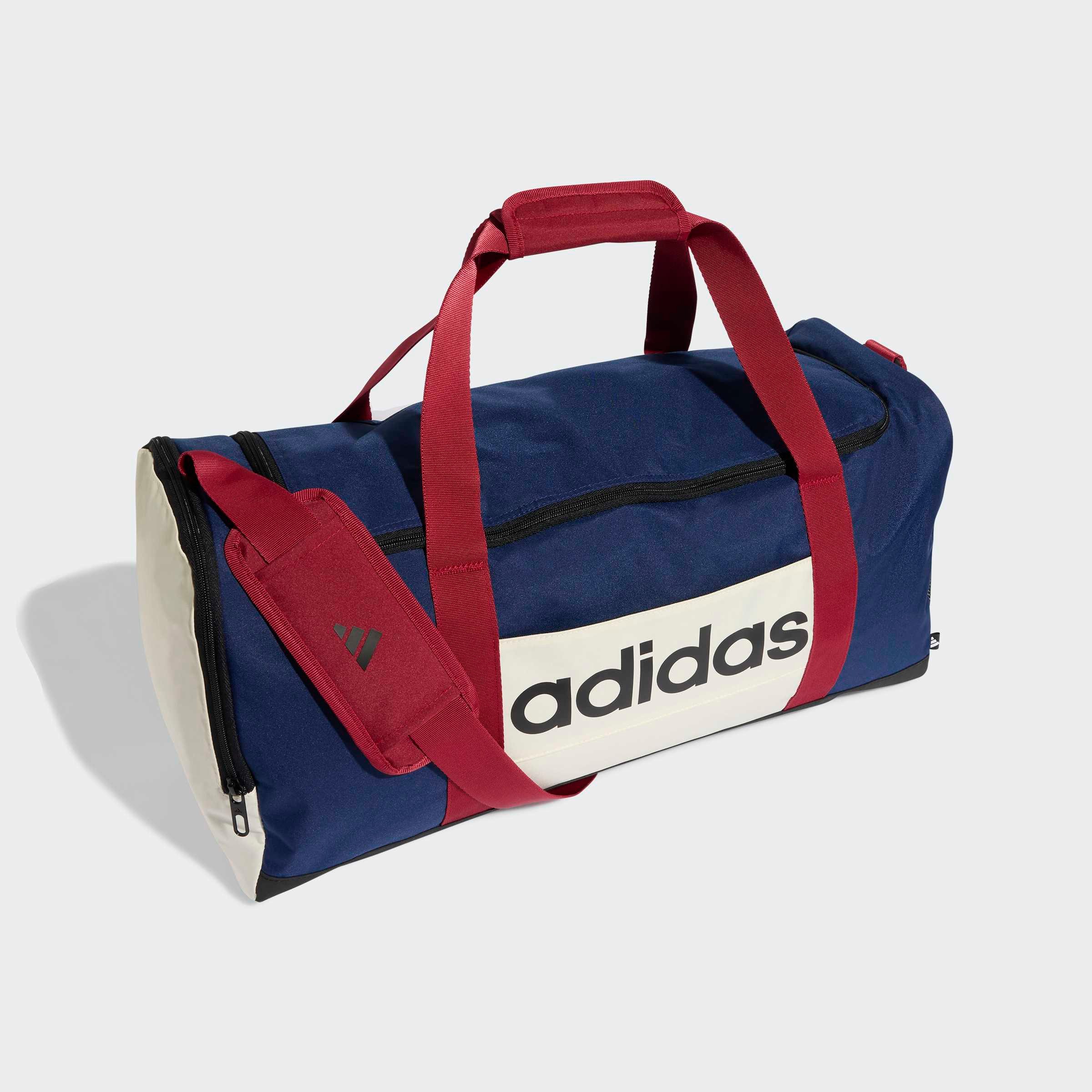 adidas Performance Sporttasche LINEAR DUFFELBAG M COLOURBLOCKING, aus Polyester, mit gepolsterten Griffen, sportlicher Look