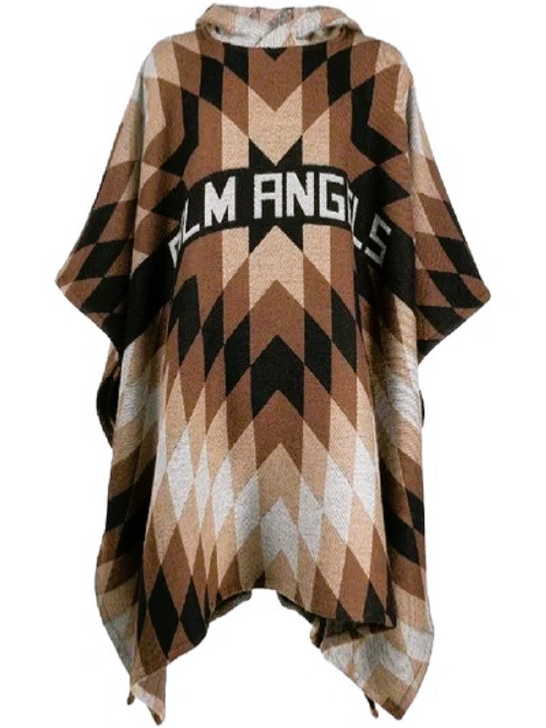 PALM ANGELS Poncho Palm Angels Herren Poncho, Palm Angels Arizona Herren Poncho. Mit Kapuze