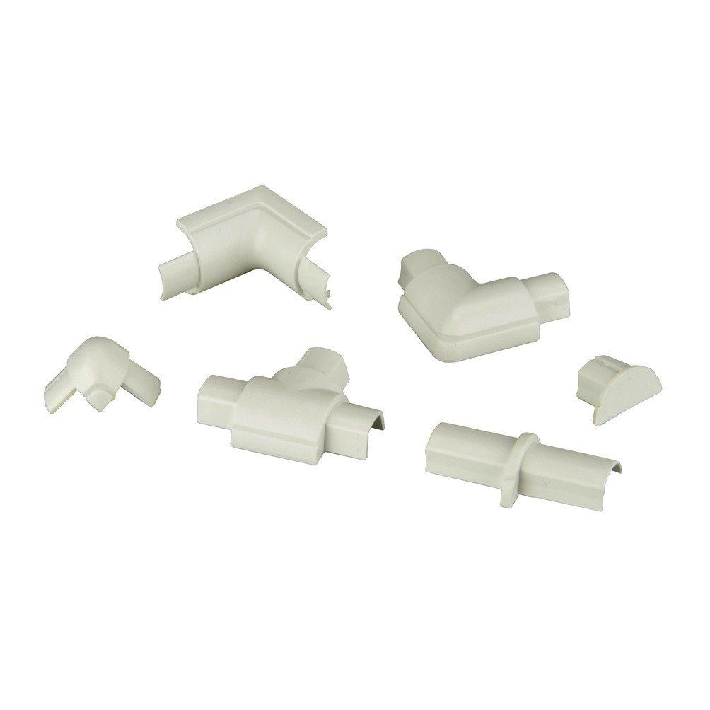D-Line Design Kabelkanal D-Line Design Kabelkanal Zubehör-Set 16x8mm weiß