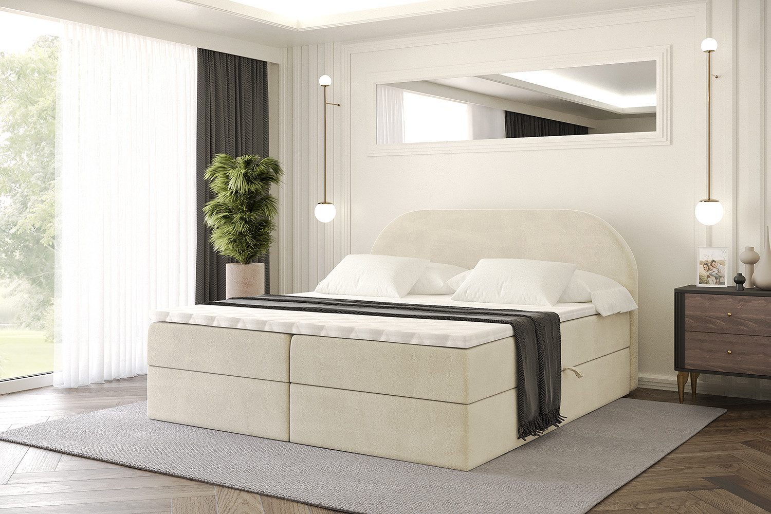 ALTDECOR Boxbett NOX (Multipocket-Matratze H4, H3 günstig online kaufen