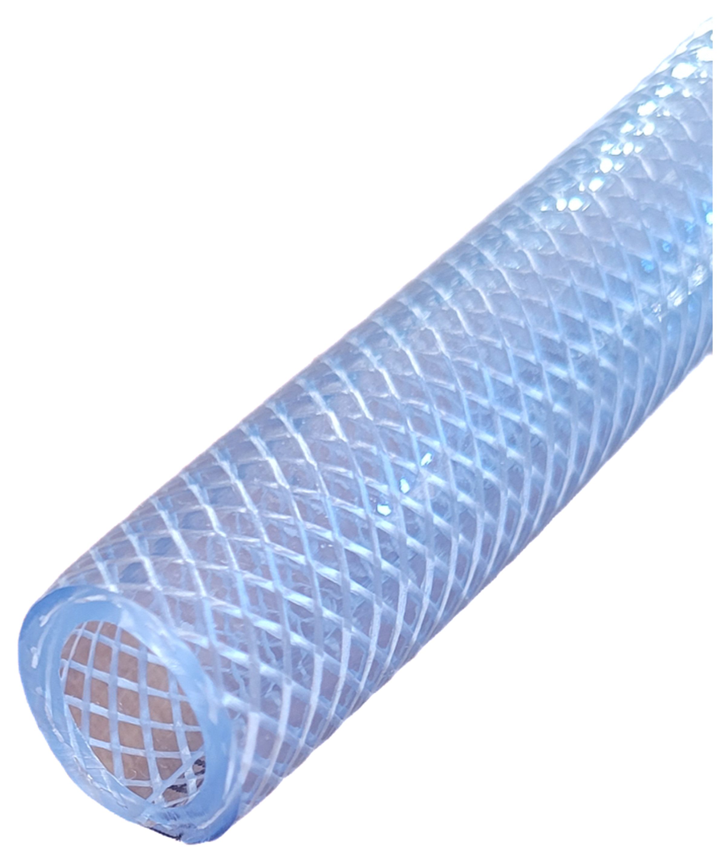 Dehner Gartenbrunnen Spiralschlauch, Brunnen- oder Teichschlauch, grau, flexibler Schlauch aus robustem Kunststoff für Gartenbrunnen und Teich