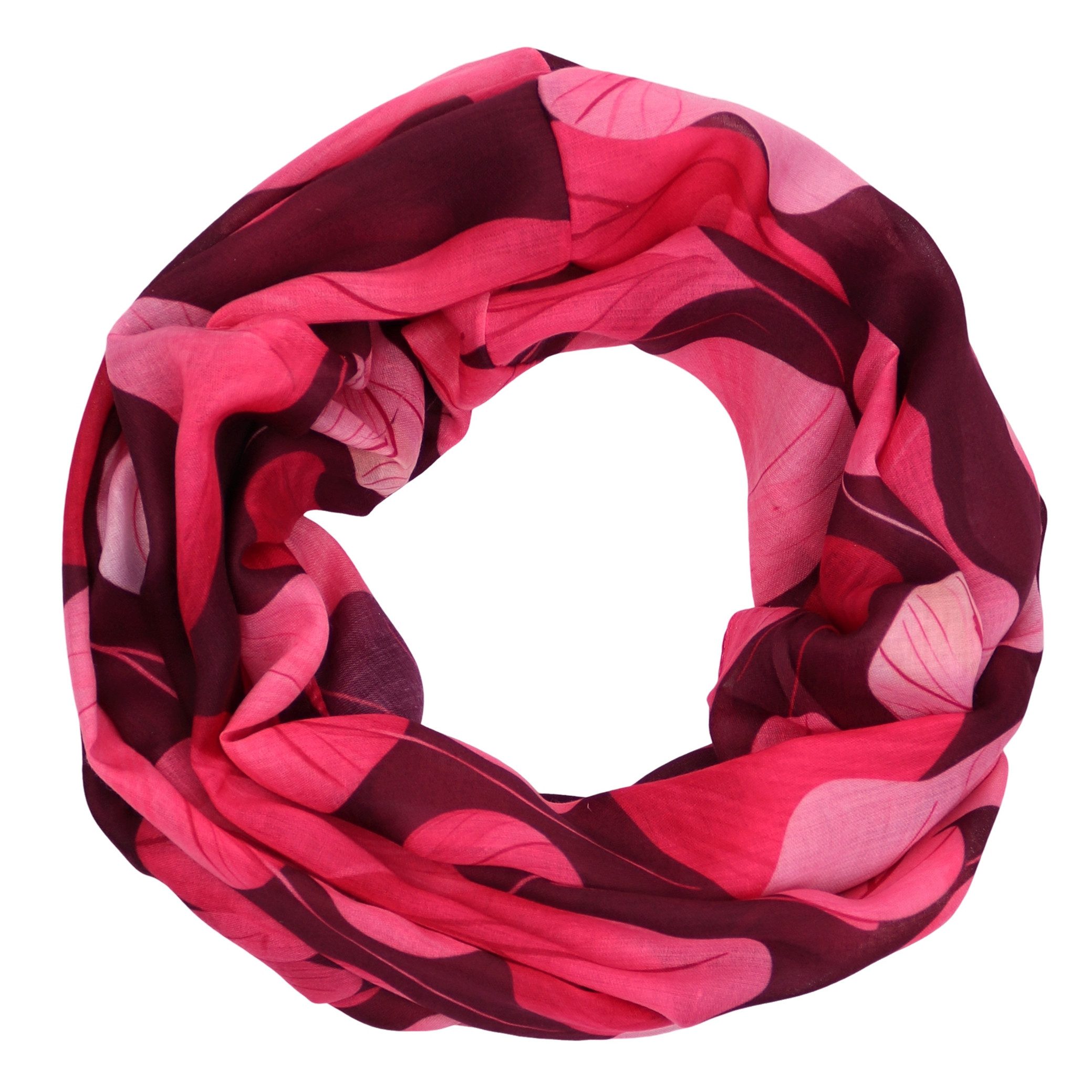 MIRROSI Loop Damen Schal Weich aus 100% Viskose Groß, Schlauchschal, (ca.60x80cm, zweimal um den Hals wickelbar), Damen Halstuch Stola ideal für Frühling,Sommer, Herbst oder Winter