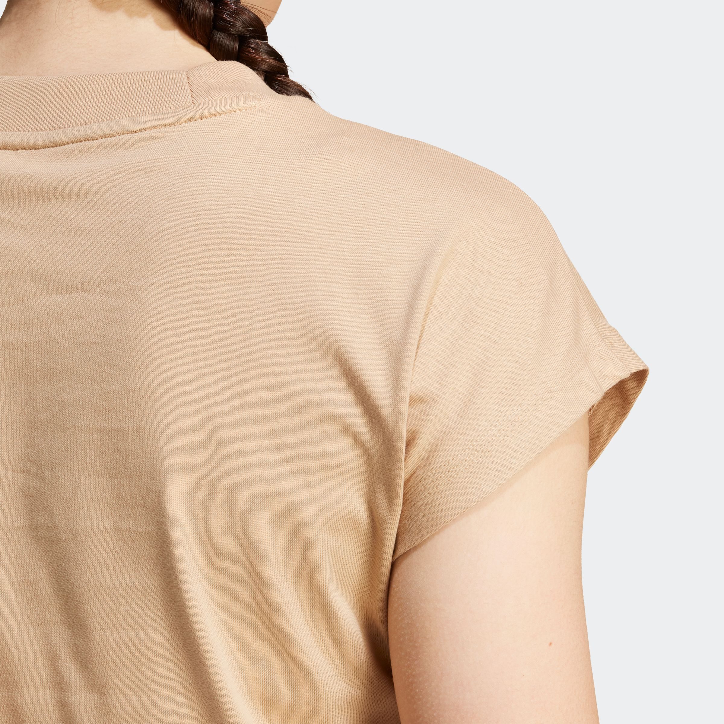 adidas Sportswear T-Shirt ESSENTIALS LINEAR COTTON sportlicher Stil, Kurzarm, ohne Verschluss, aus Baumwolle – Bild 5 von 5