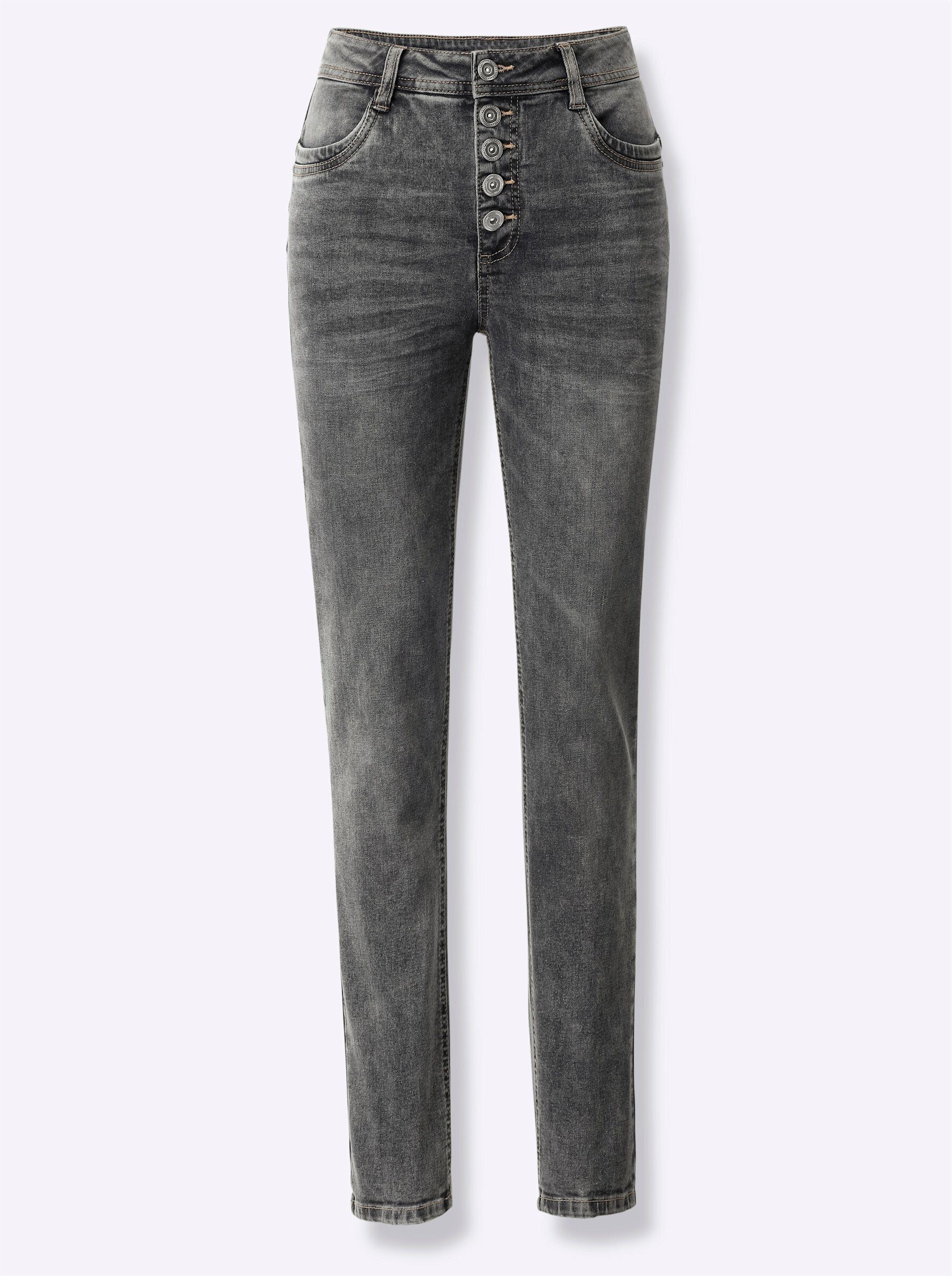 heine grey-denim Jeans Bequeme