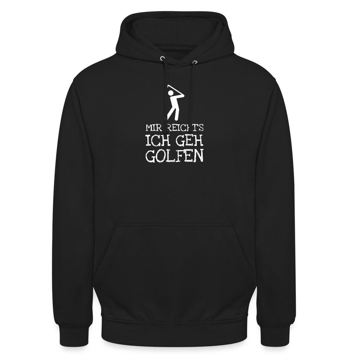 Spreadshirt Hoodie Mir Reichts Ich Geh Golfen Unisex Hoodie (1-tlg)
