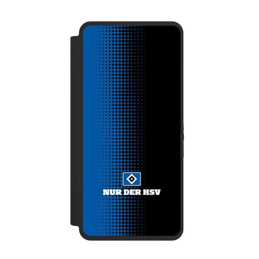 NIVOCASE Handyhülle HSV Logo Offizielles Lizenzprodukt Nur der HSV - Rautenraster Schwarz, Samsung Galaxy S26 Ultra Klapphülle Handyhülle aus Kunst Leder