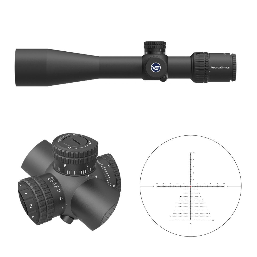 Vector Optics Vector Optics SCOL-49 Veyron 6-24x44IR SFP Zielfernrohr (Ideal für Jagd, Sport und Airsoft)