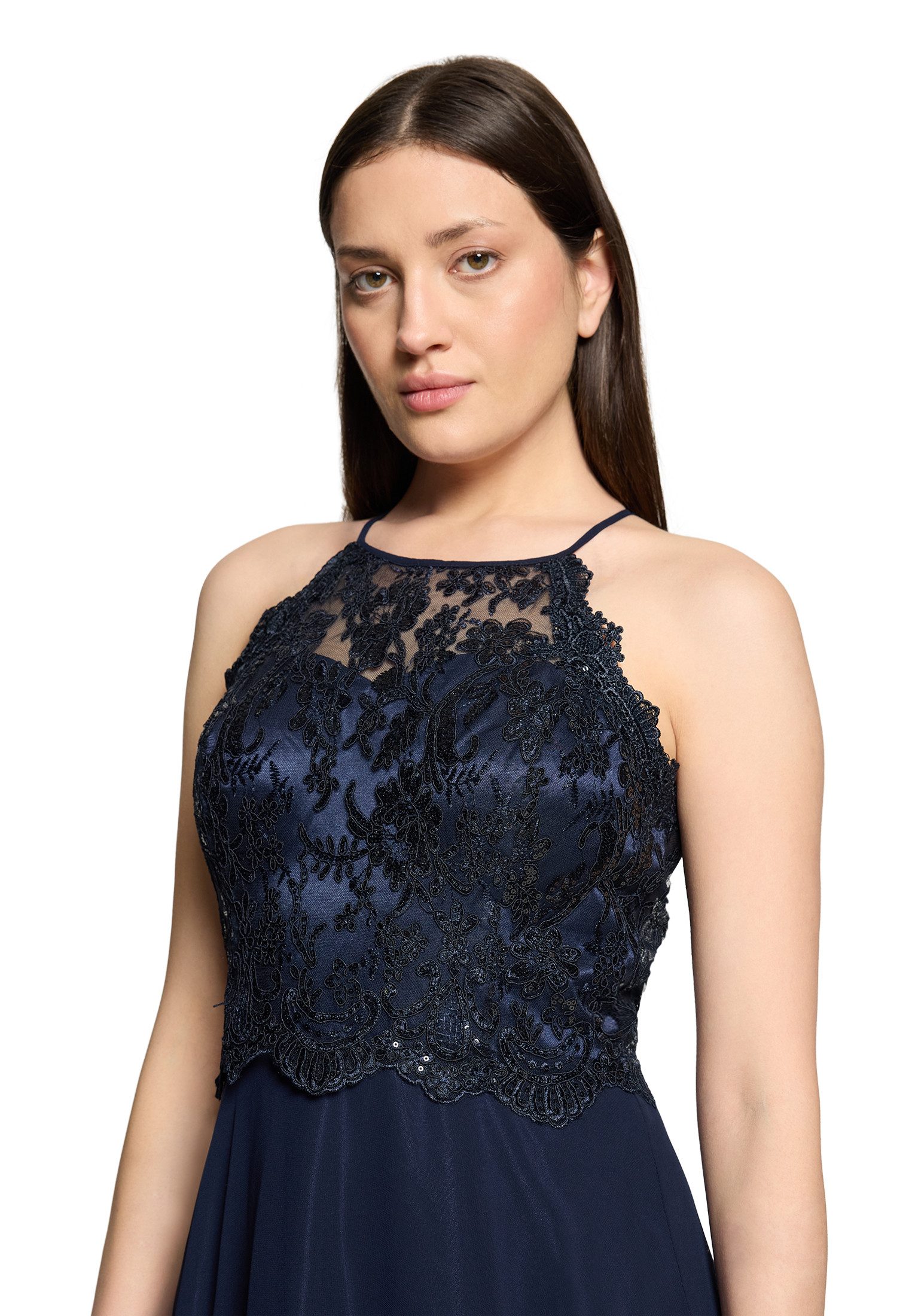 Vera Mont Abendkleid Damen rückenfrei Spitze