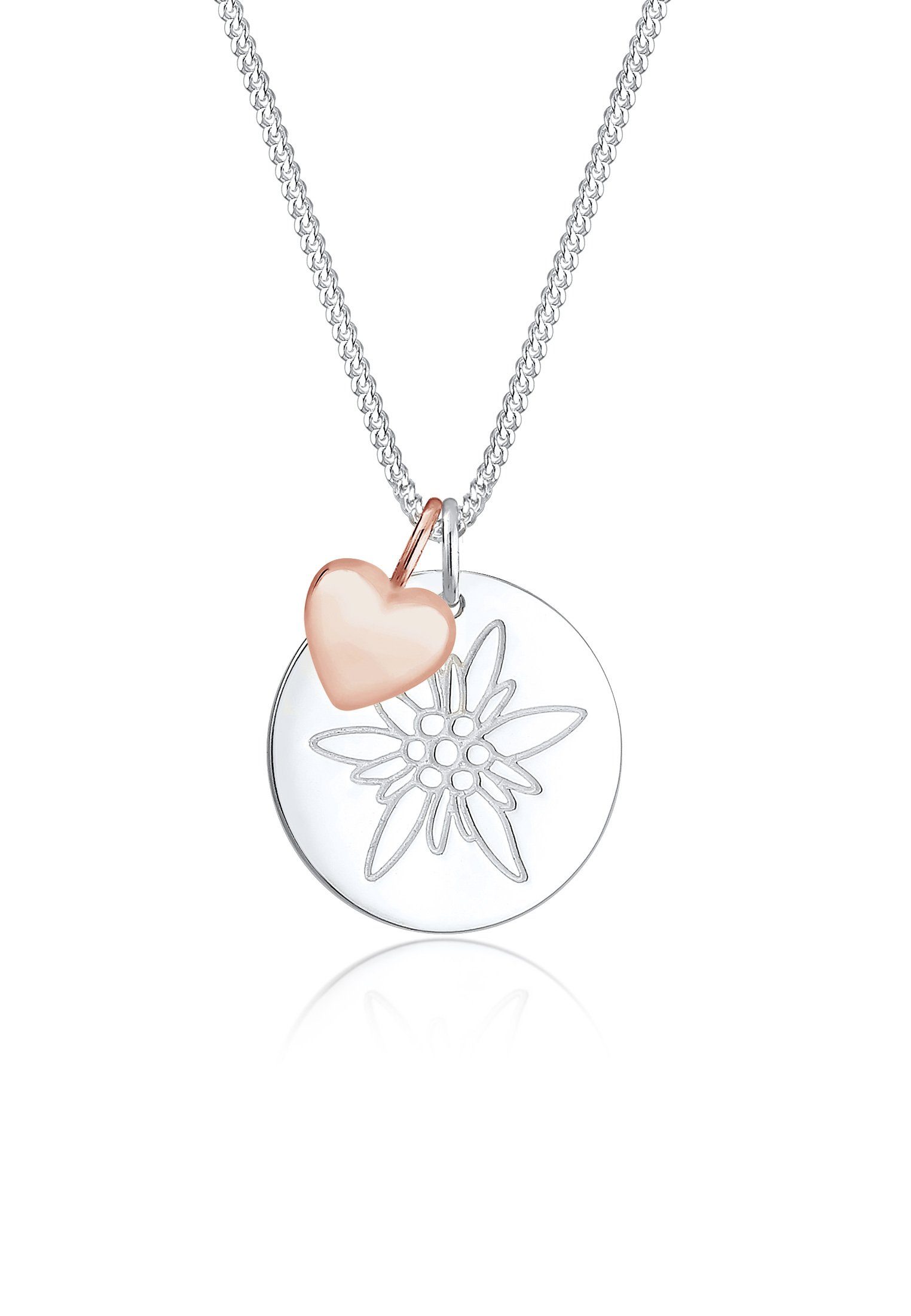Elli Kette mit Anhänger Edelweiss Herz günstig online kaufen