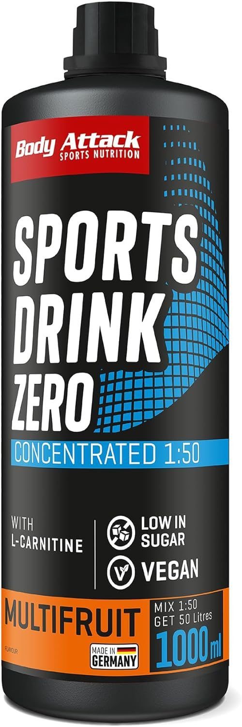 Body Attack Body Attack Sports Drink Zero - 1000 ml Flüssig