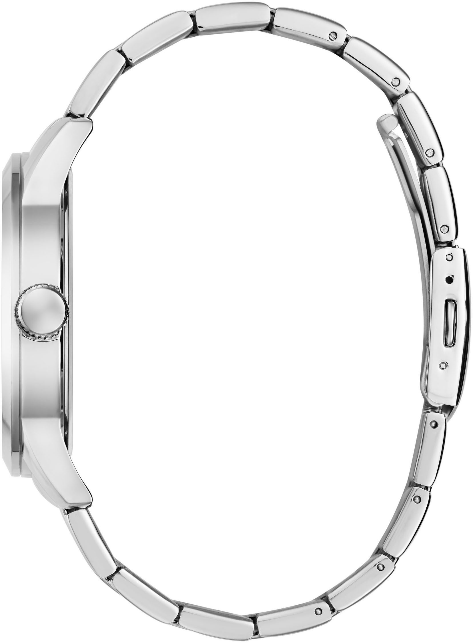 Guess Quarzuhr COLLEGIATE G GW0888G1, Armbanduhr, Herrenuhr, Edelstahlarmband