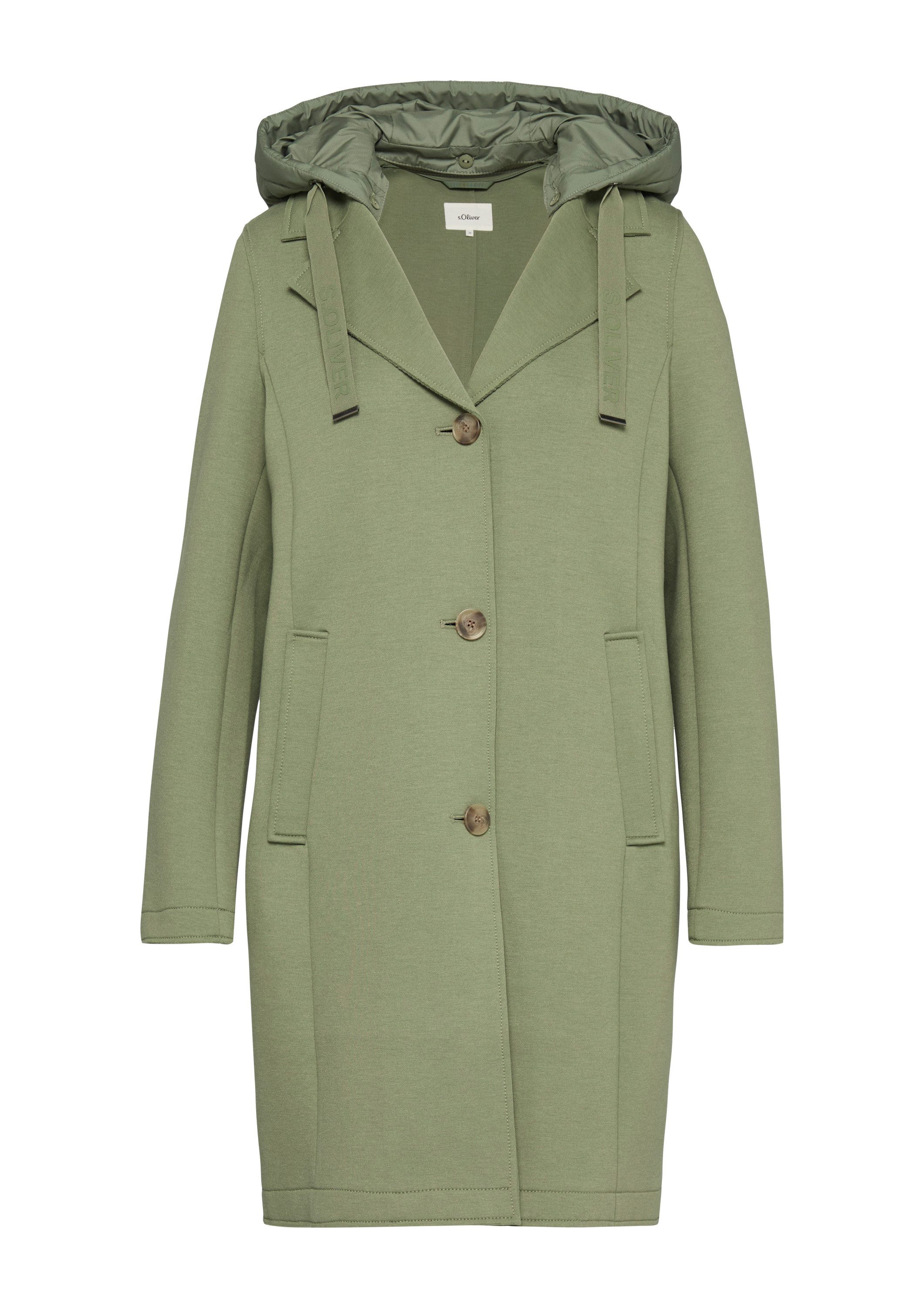 s.Oliver Funktionsmantel Outdoor-Mantel Scubamantel mit abnehmbarer günstig online kaufen
