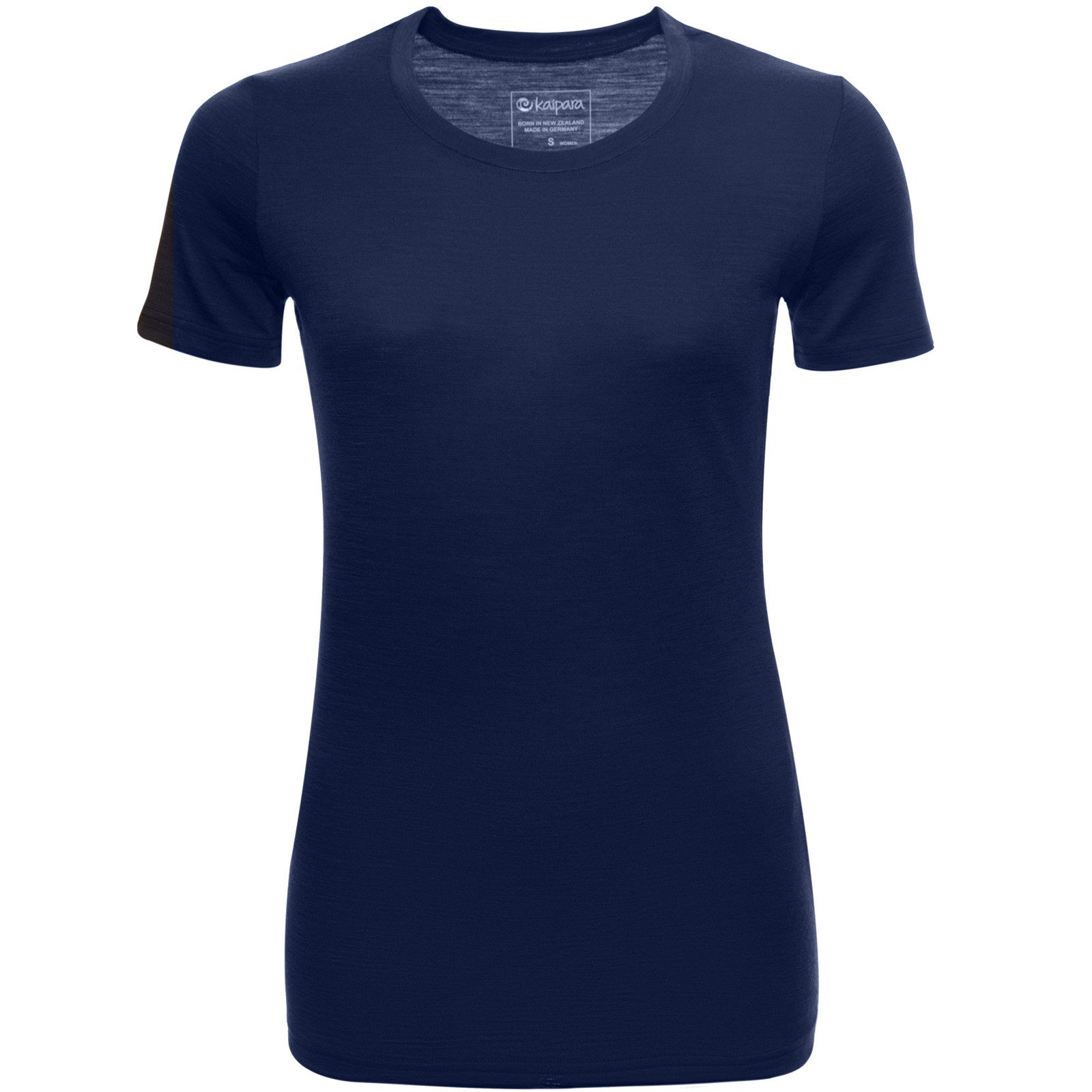 Kaipara - Merino Sportswear Funktionsshirt Merino Shirt Damen Kurzarm Slimfit 200 (1-tlg) aus reiner Merinowolle Made in Germany