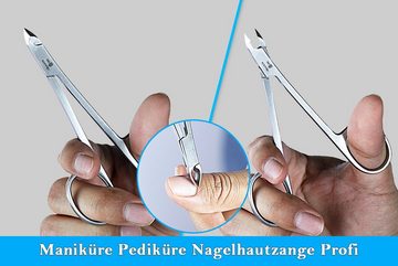 SMI Nagelhautzange Nagelhautzange Scherenstil Hautzange Nagelhautentferner Hautschere, gerade 6 mm Schneidklinge