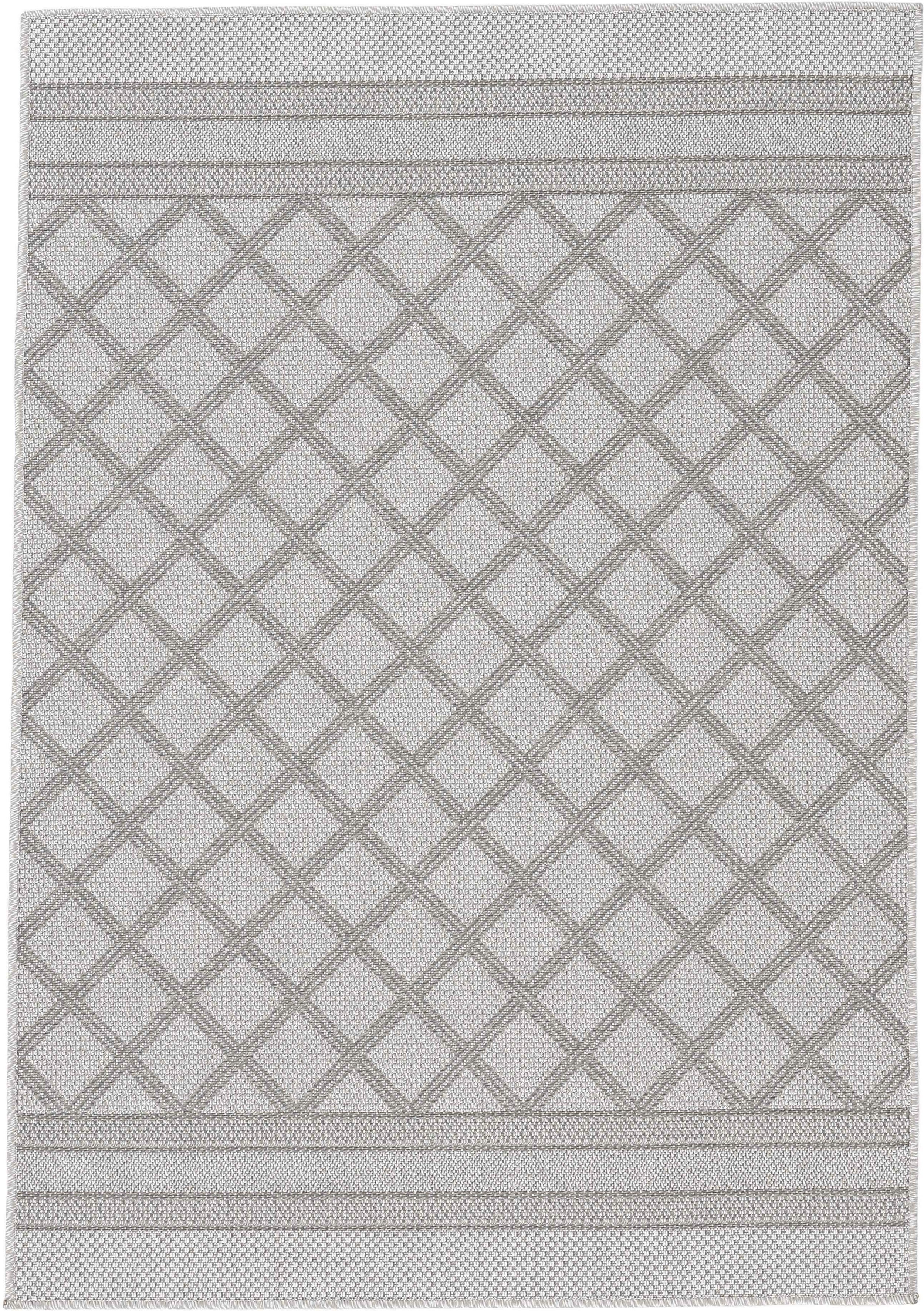 carpetfine Teppich Boho 104, auch als Läufer erhältlich, rechteckig, Höhe: 4 mm, robustes Flachgewebe, Sisal Optik, UV-beständig, In- und Outdoor