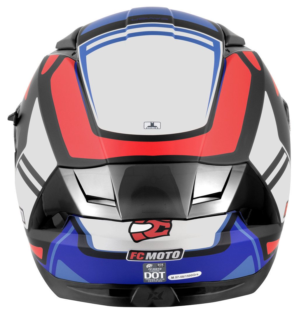 FC-Moto Motorradhelm FF130SV Cavion Helm, Vorbereitet Für Pinlockscheibe,herausnehmbares Innenfutter,integr – Bild 5 von 5
