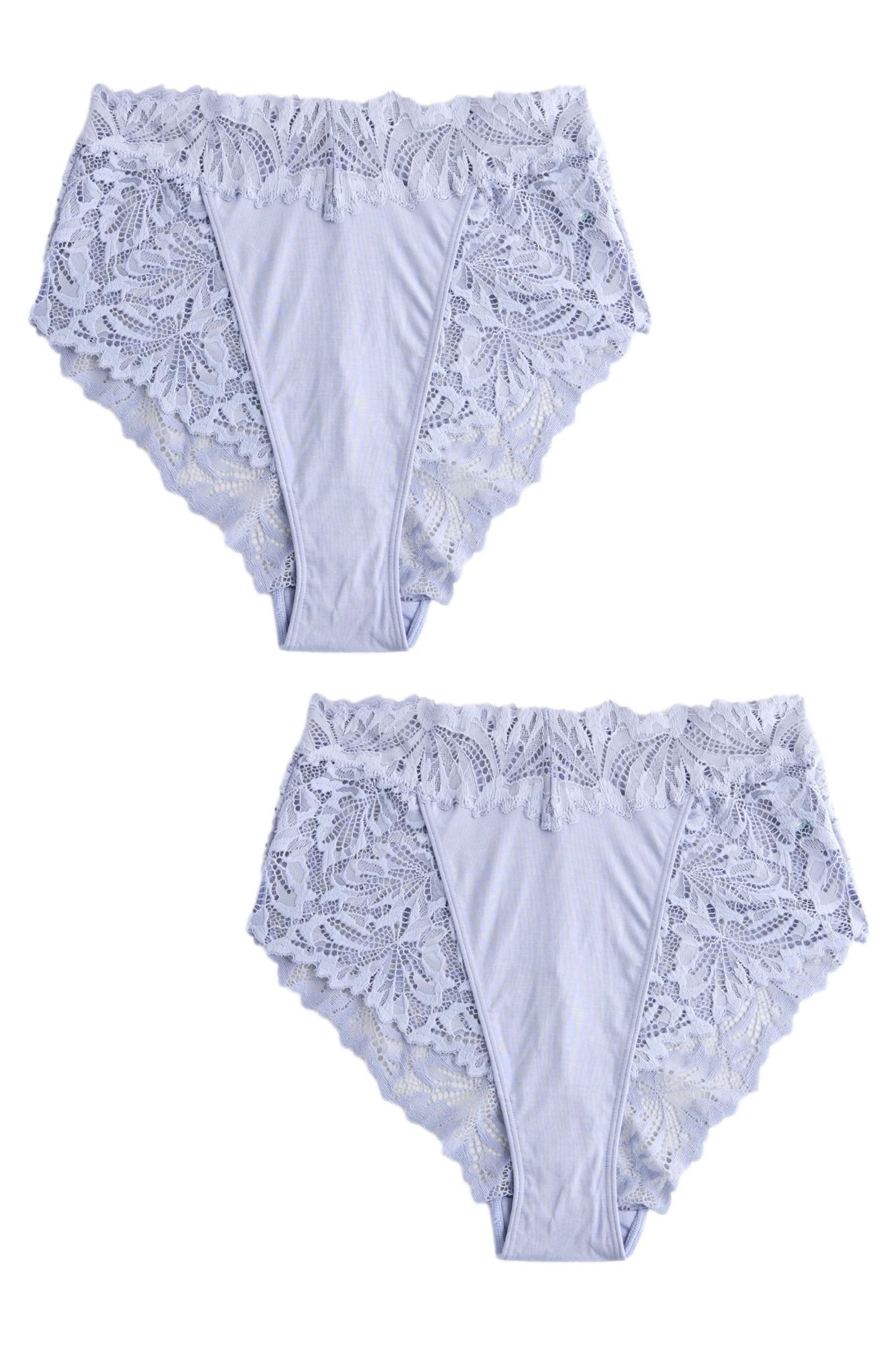 Taillenslip 2er-Pack Comfort Spitzenslips, Tanga